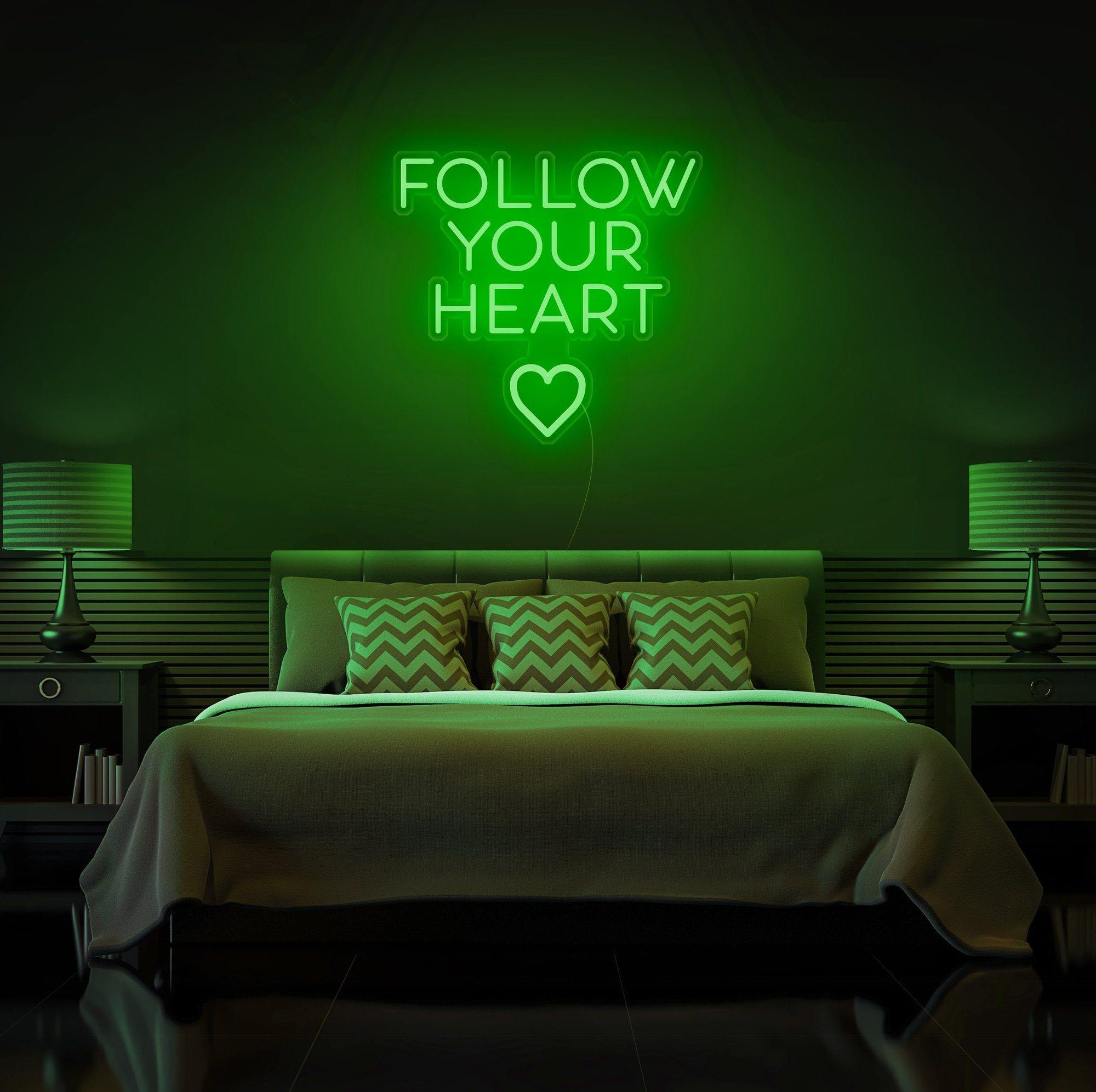 Follow Your Heart Neon Sign - NeonFerry