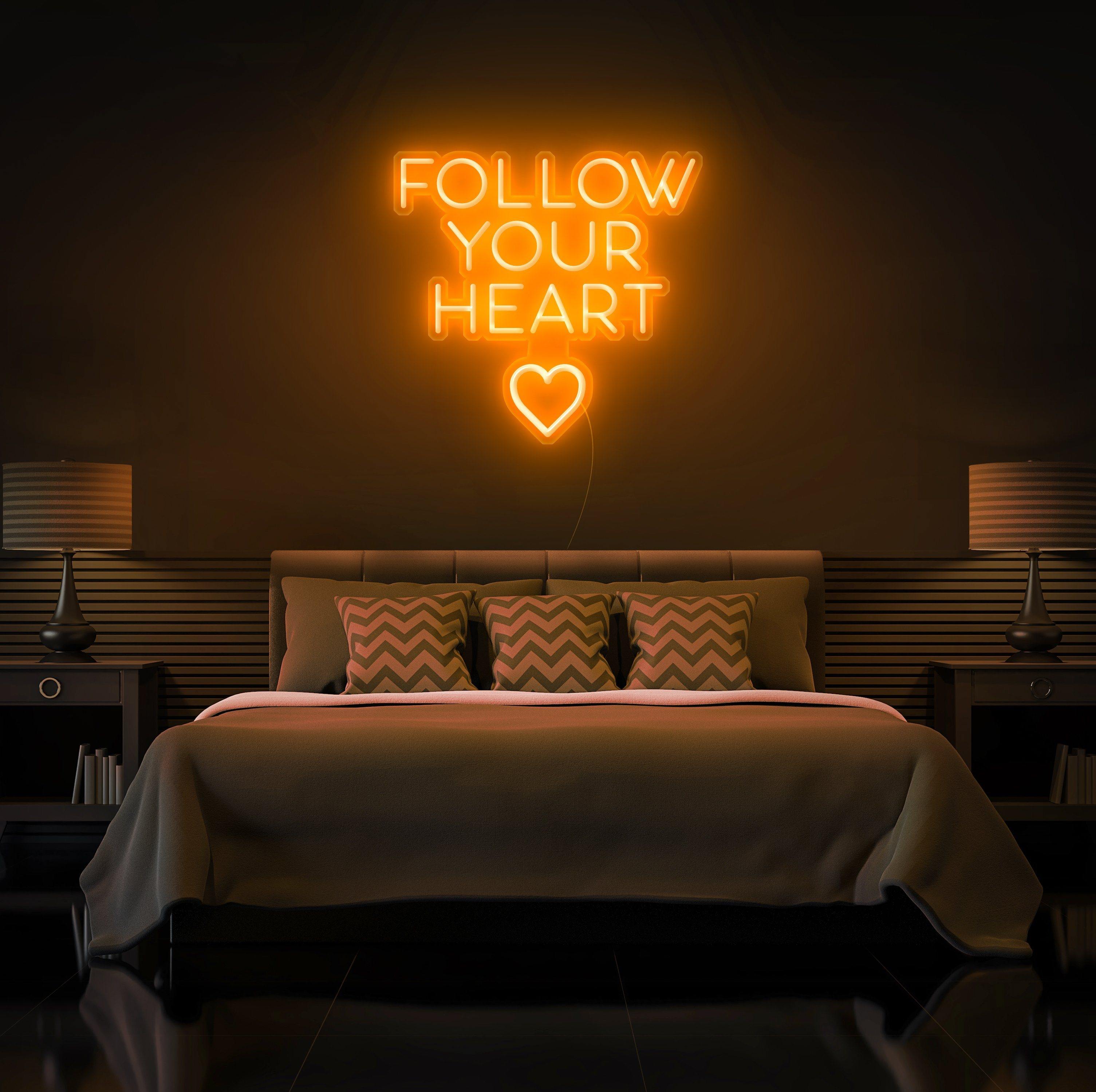 Follow Your Heart Neon Sign - NeonFerry