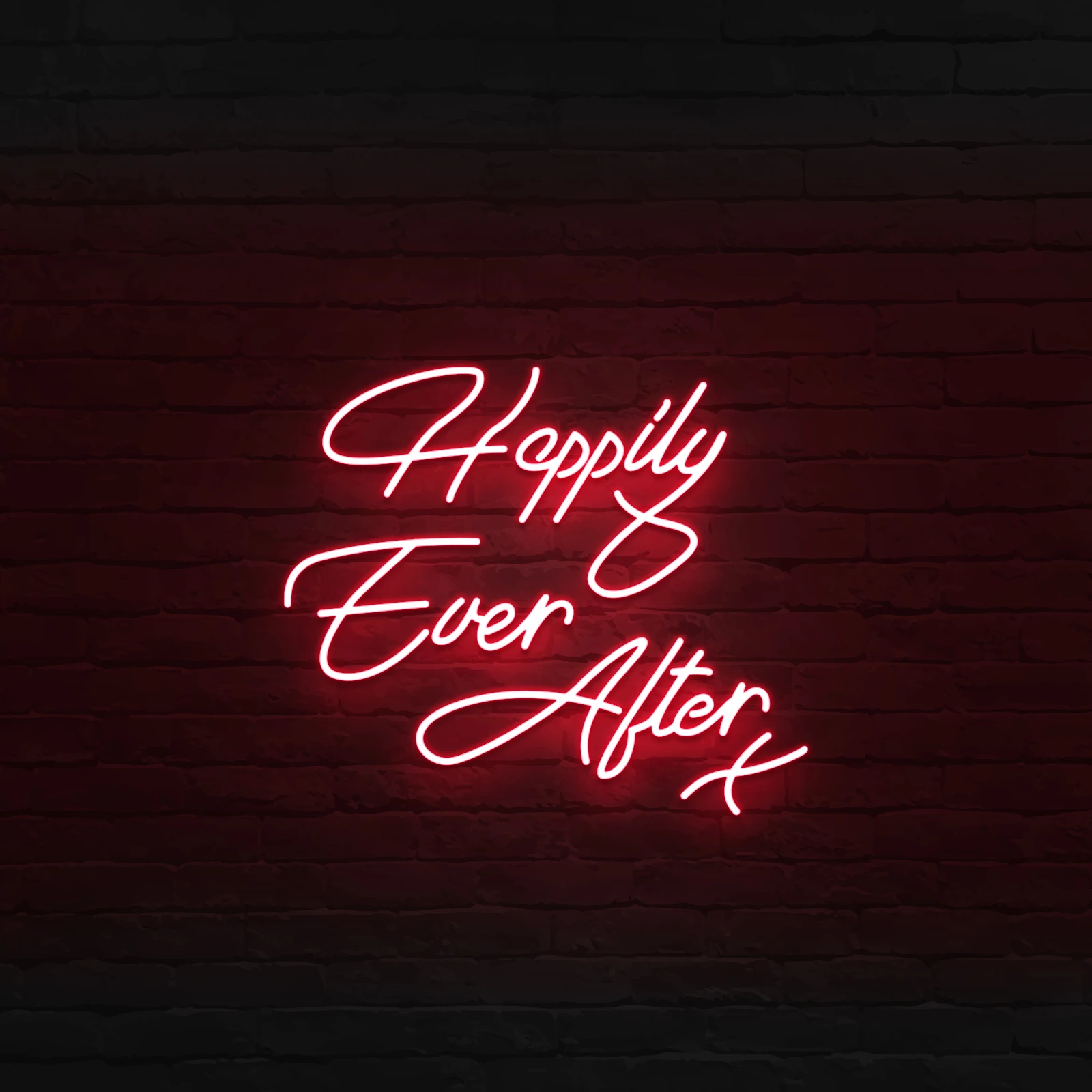 'HAPPILY EVER AFTER' NEON SIGN