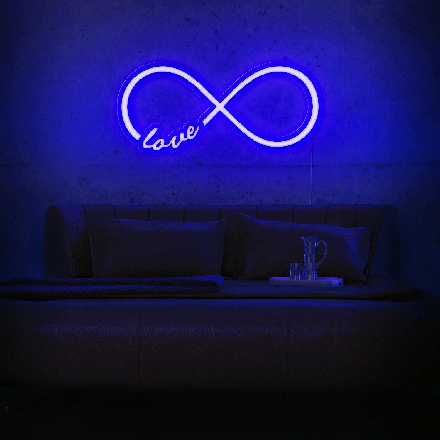 Infinity Love Neon Sign - NeonFerry