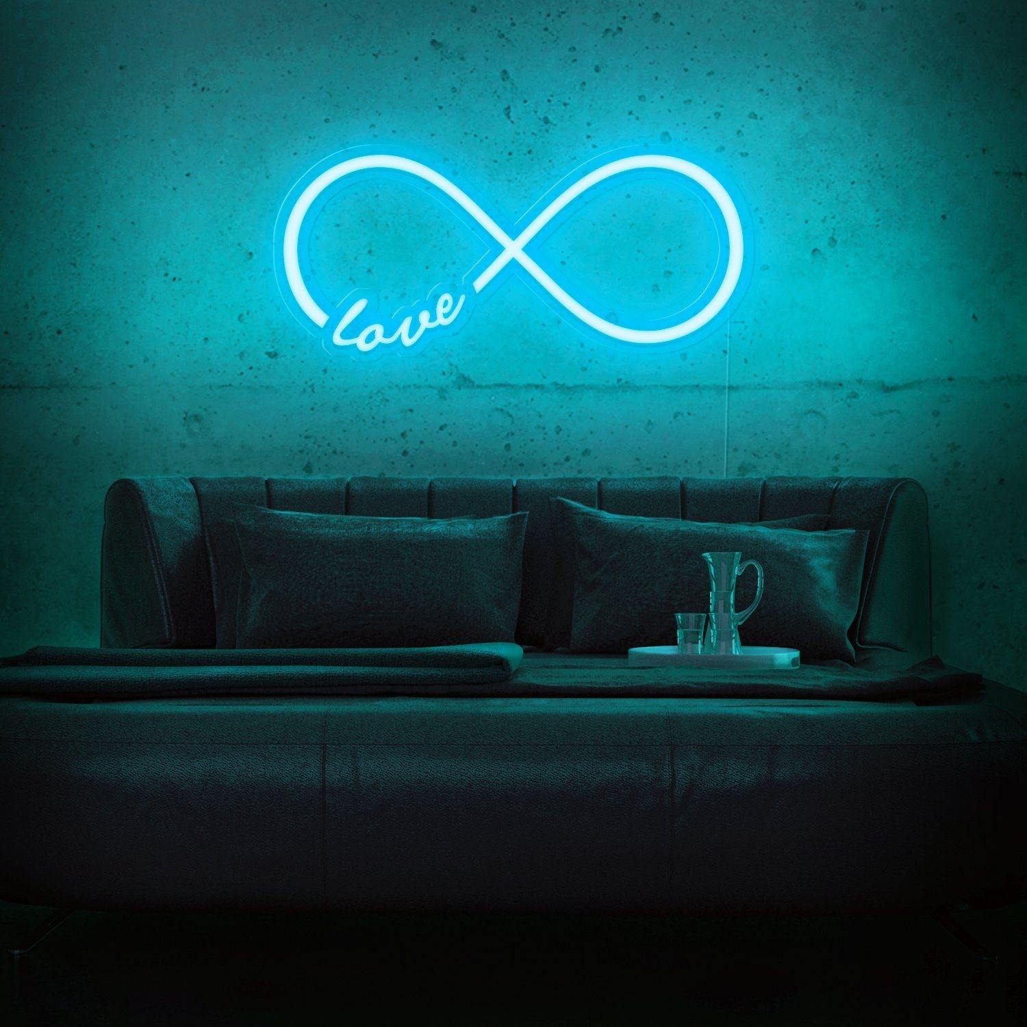 Infinity Love Neon Sign - NeonFerry