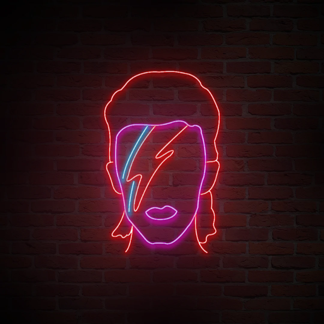 'BOWIE' NEON SIGN