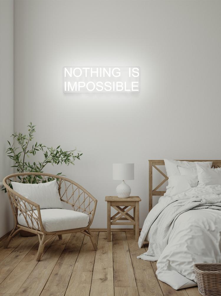 NOTHING IS IMPOSSIBLE- UPPERCASE - NeonFerry