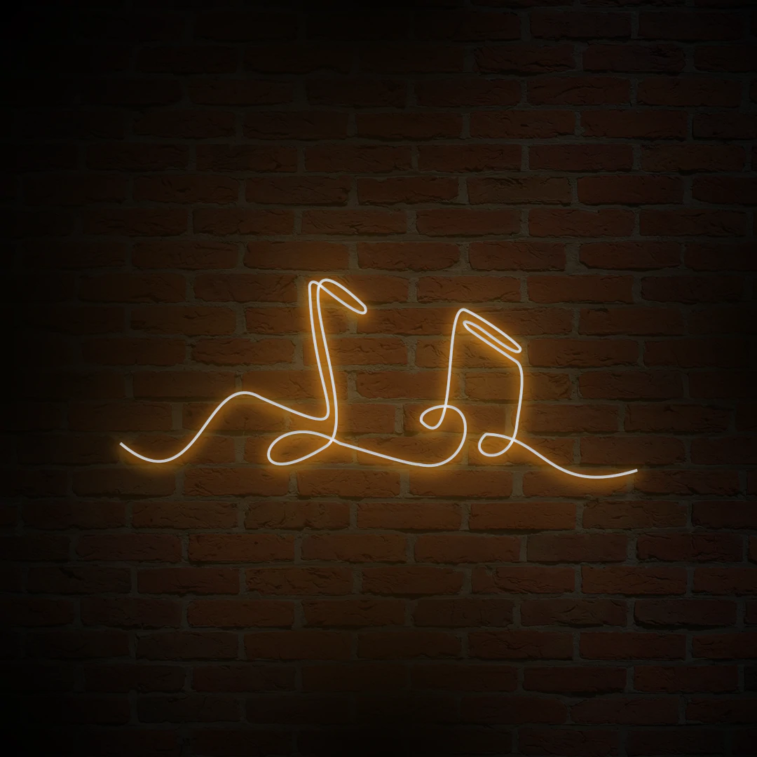 'MUSIC NOTES' NEON SIGN - NeonFerry