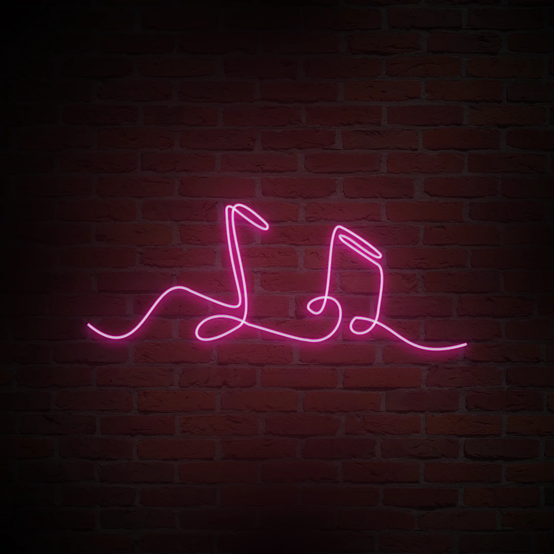 'MUSIC NOTES' NEON SIGN - NeonFerry