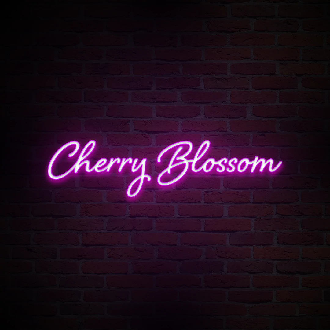 'CHERRY BLOSSOM' NEON SIGN