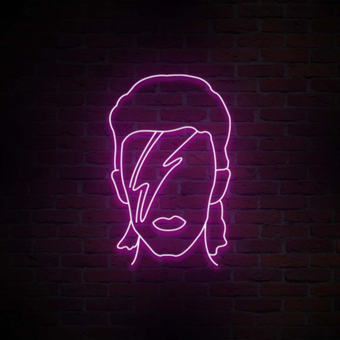 'BOWIE' NEON SIGN - NeonFerry