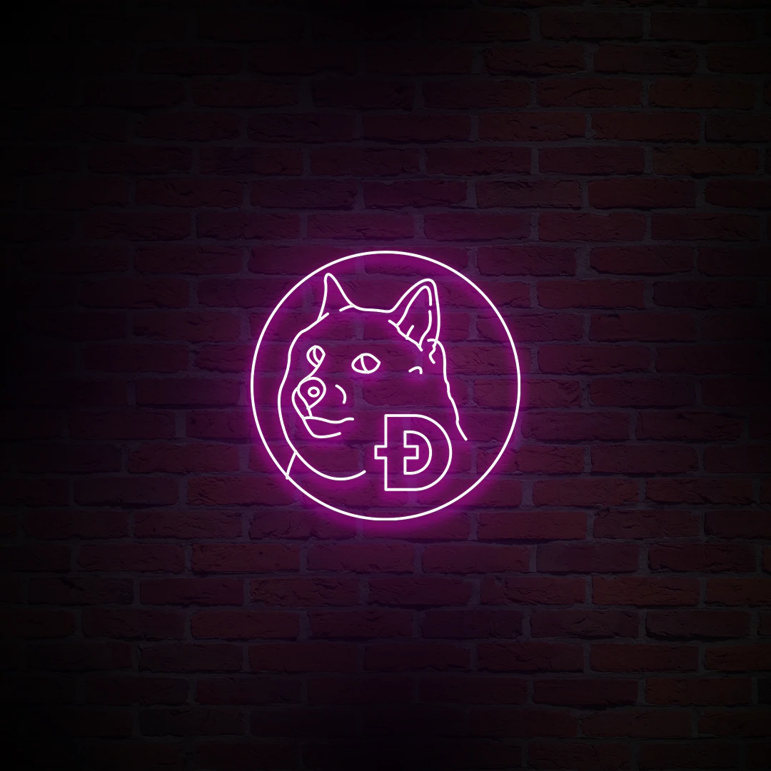 'DOGECOIN' NEON SIGN - NeonFerry