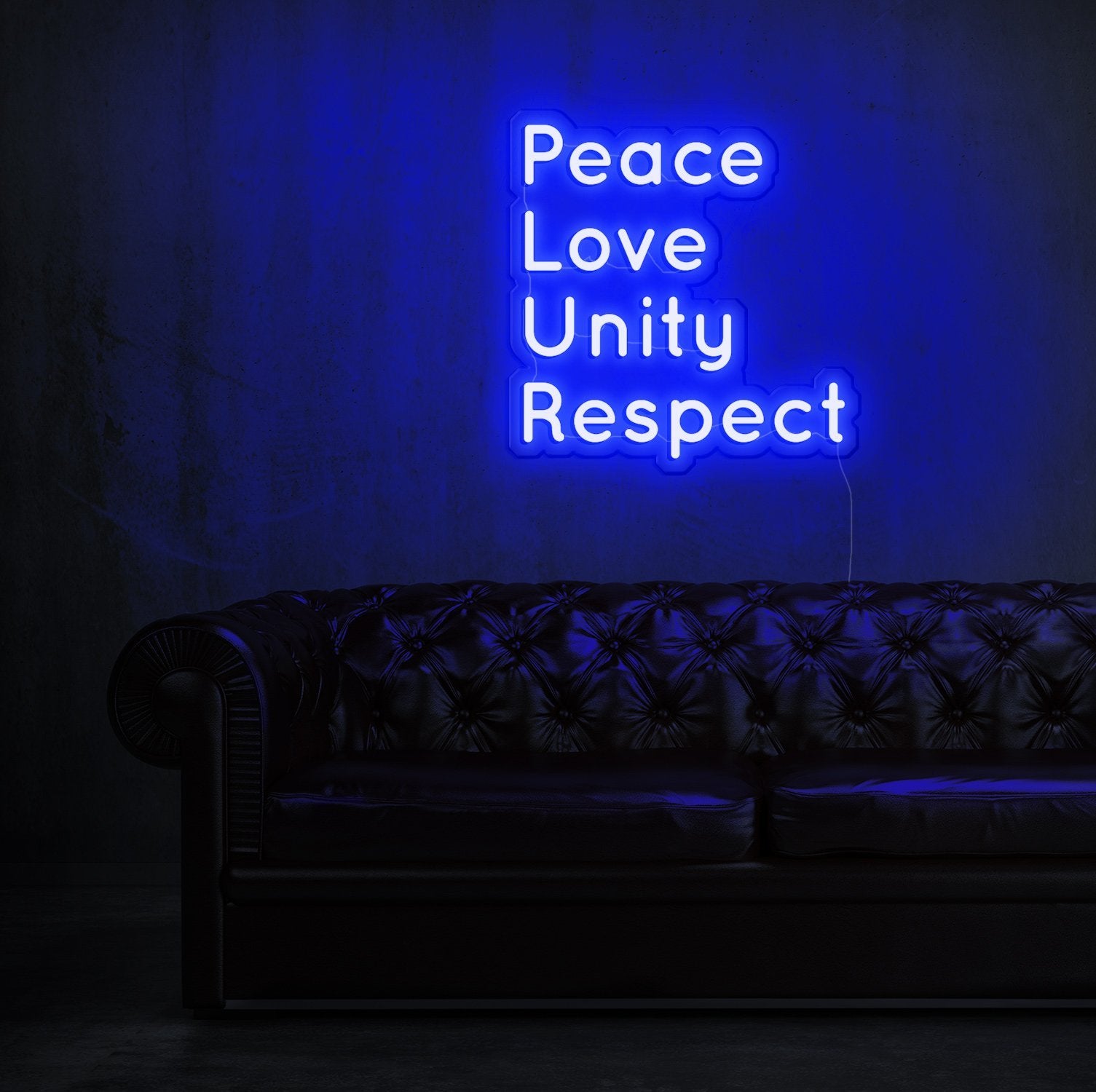 Peace Love Unity Respect  Neon Sign - NeonFerry