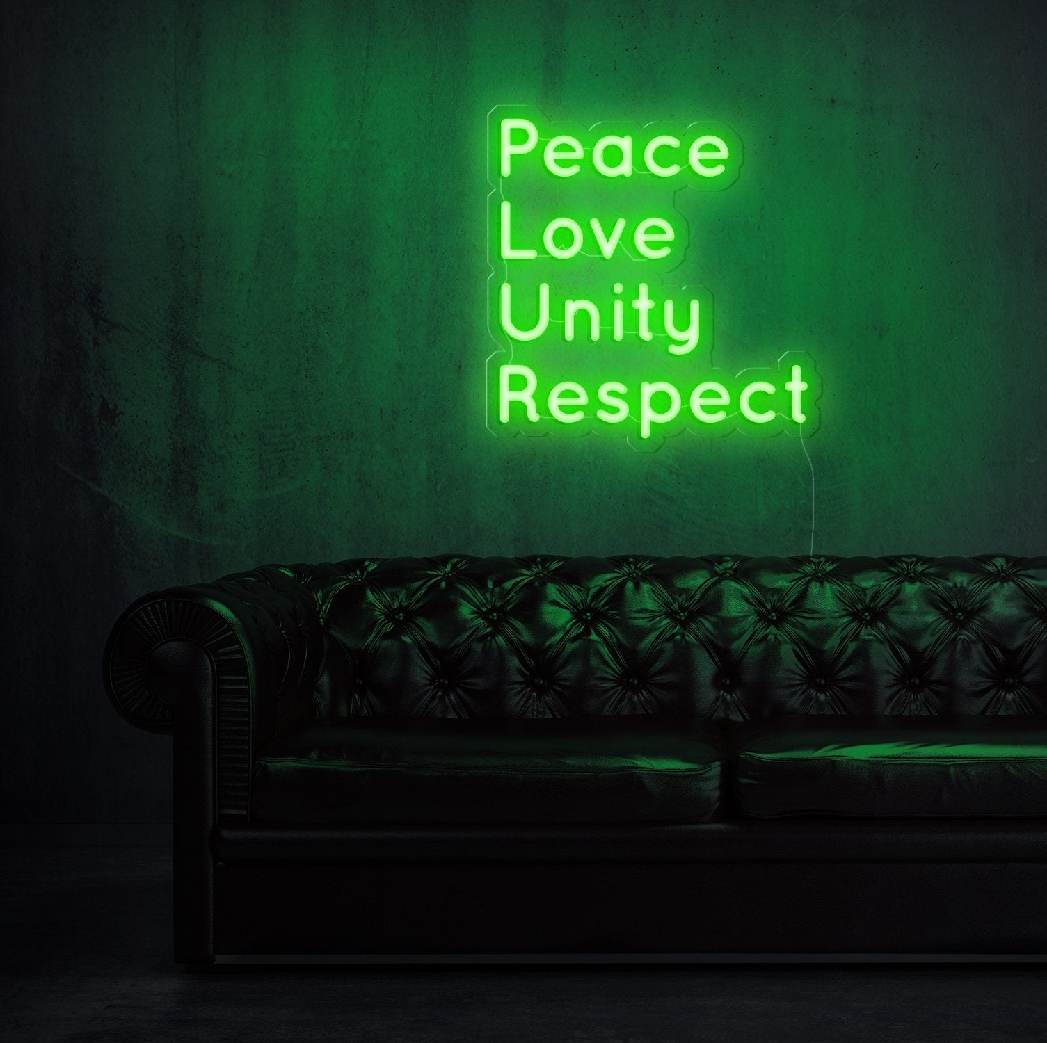 Peace Love Unity Respect  Neon Sign - NeonFerry