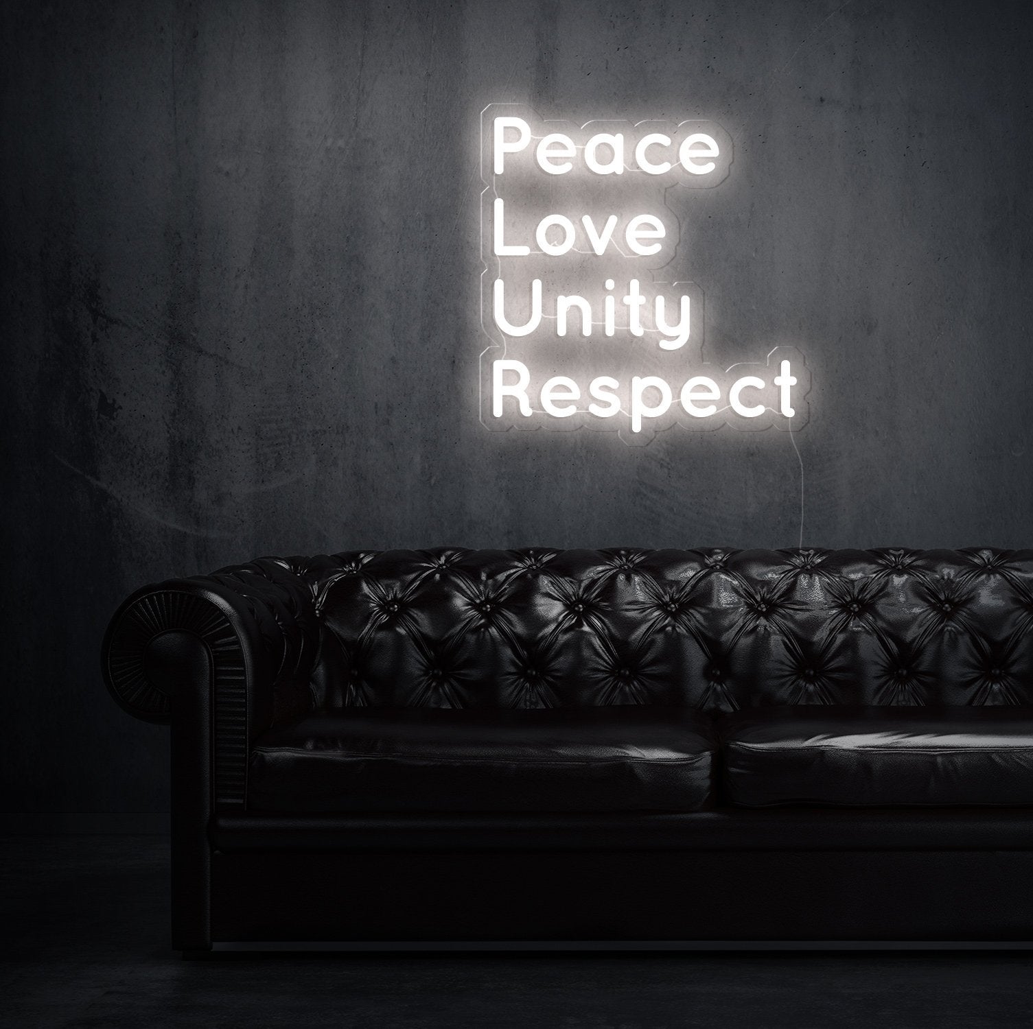Peace Love Unity Respect  Neon Sign - NeonFerry