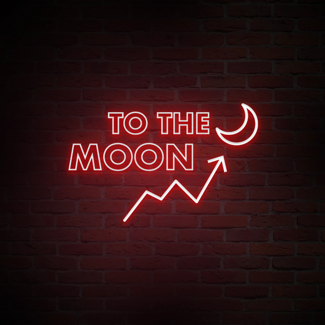 'TO THE MOON' NEON SIGN - NeonFerry