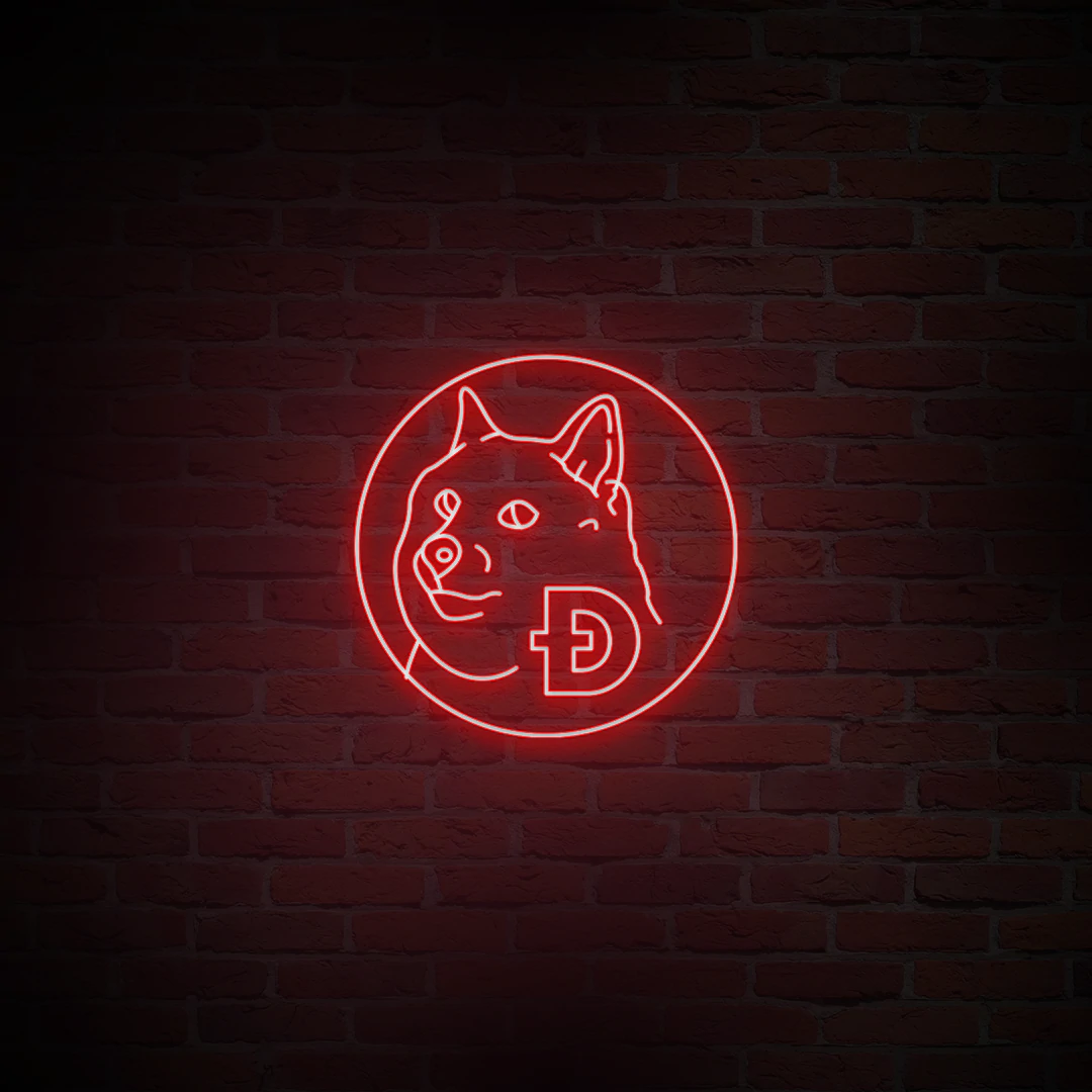 'DOGECOIN' NEON SIGN - NeonFerry