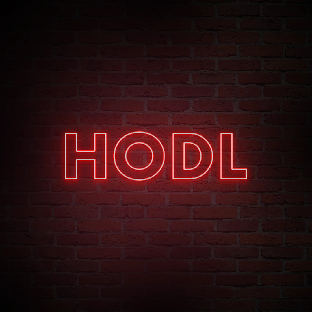 'HODL' NEON SIGN - NeonFerry