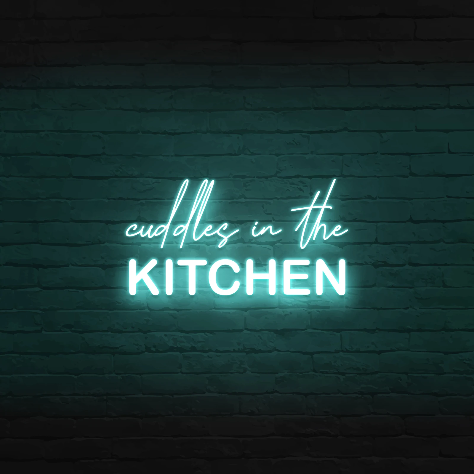 'CUDDLES IN THE KITCHEN' NEON SIGN - NeonFerry