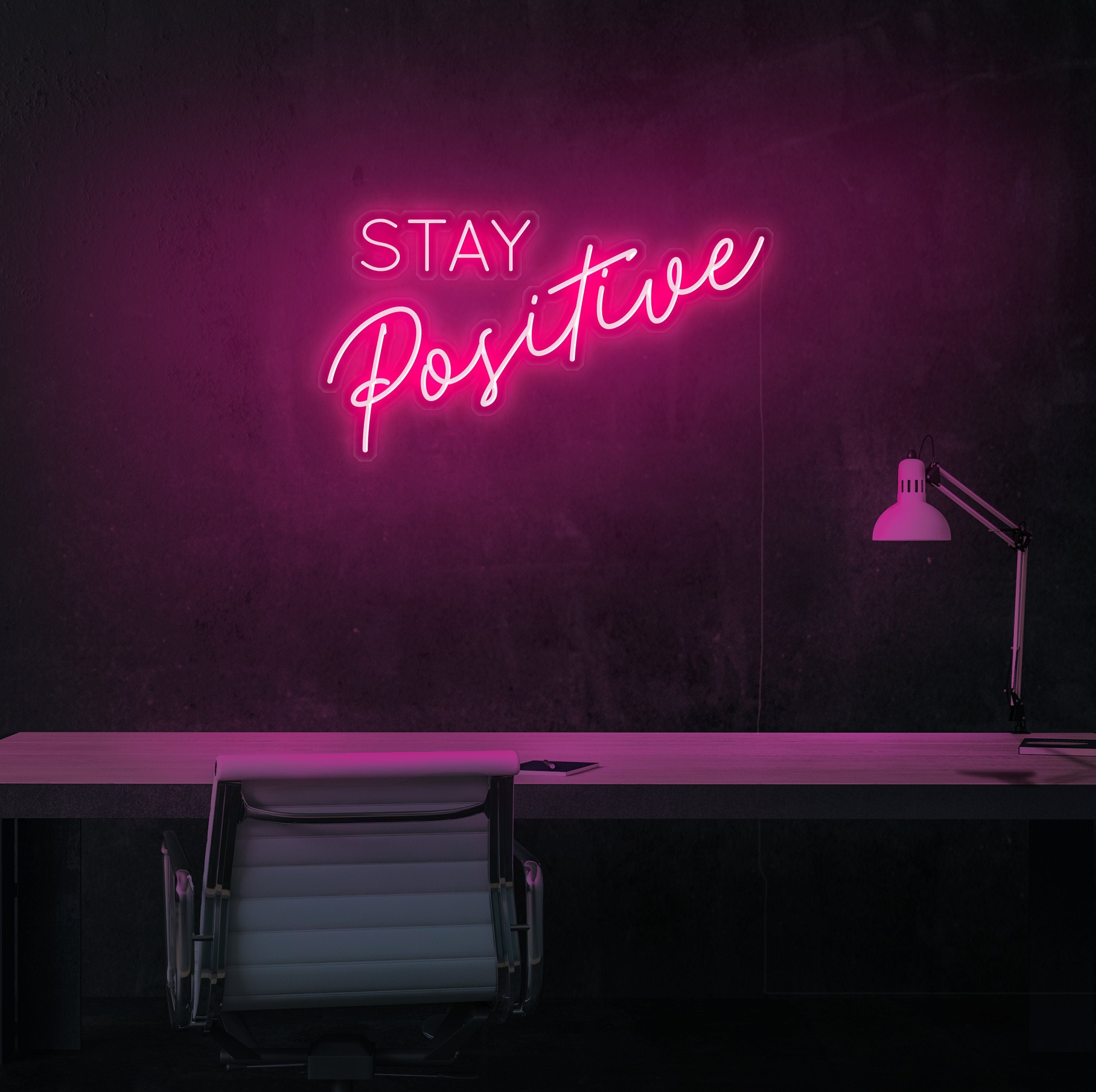 Stay Positive Neon Sign - NeonFerry