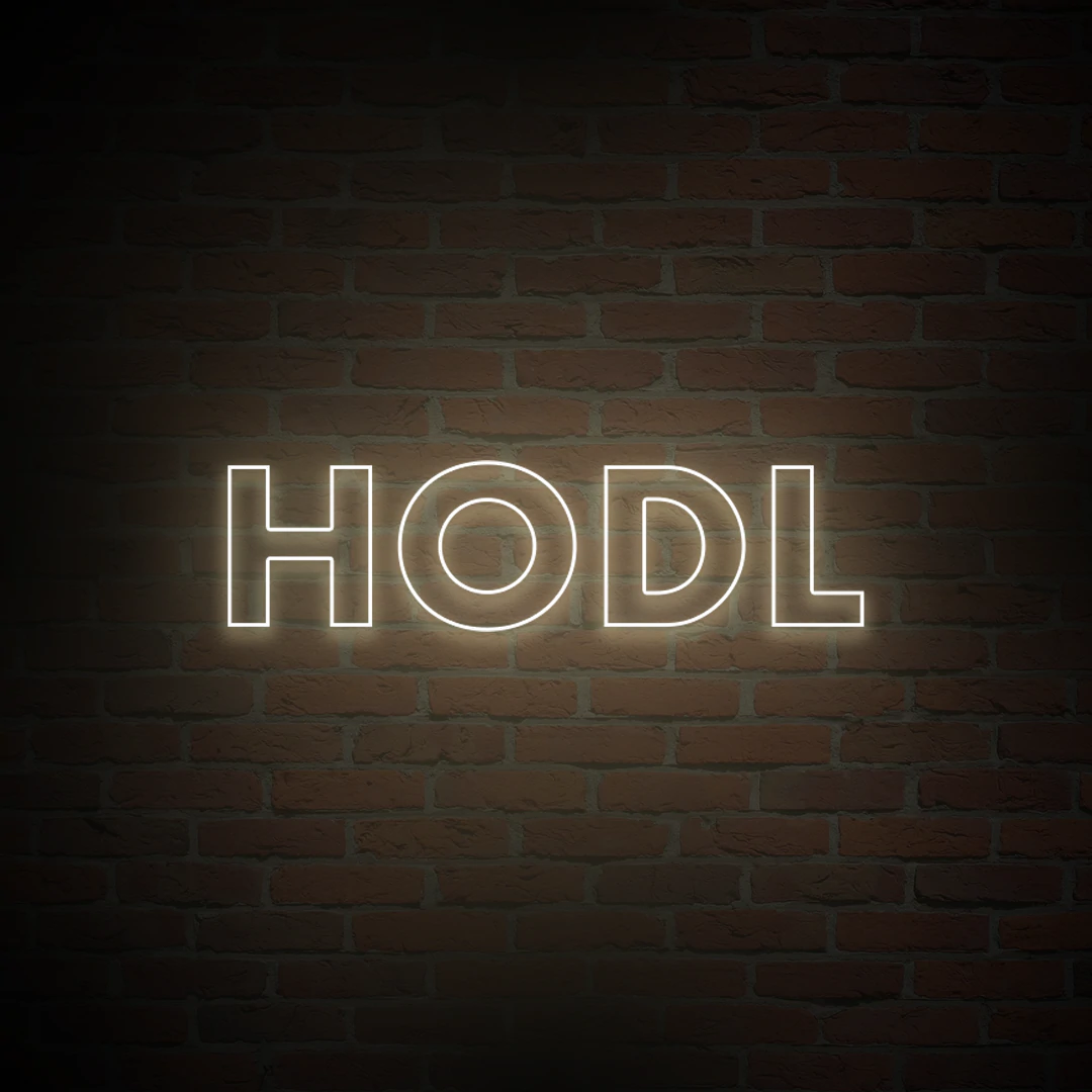 'HODL' NEON SIGN - NeonFerry