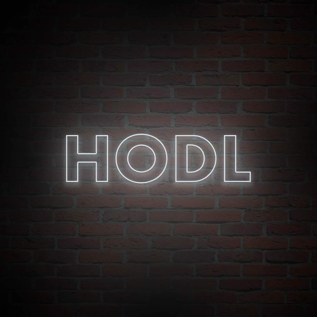 'HODL' NEON SIGN - NeonFerry