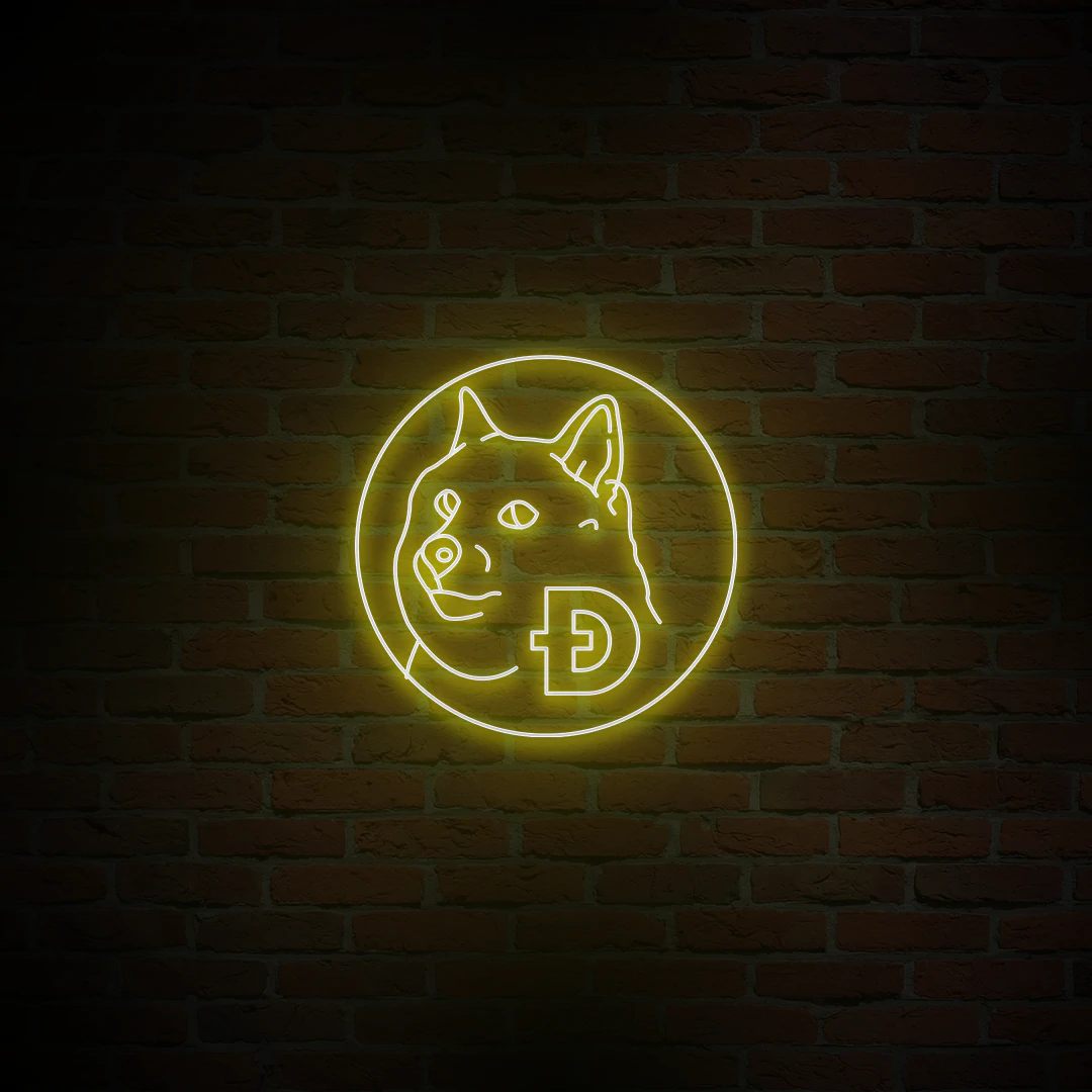 'DOGECOIN' NEON SIGN - NeonFerry