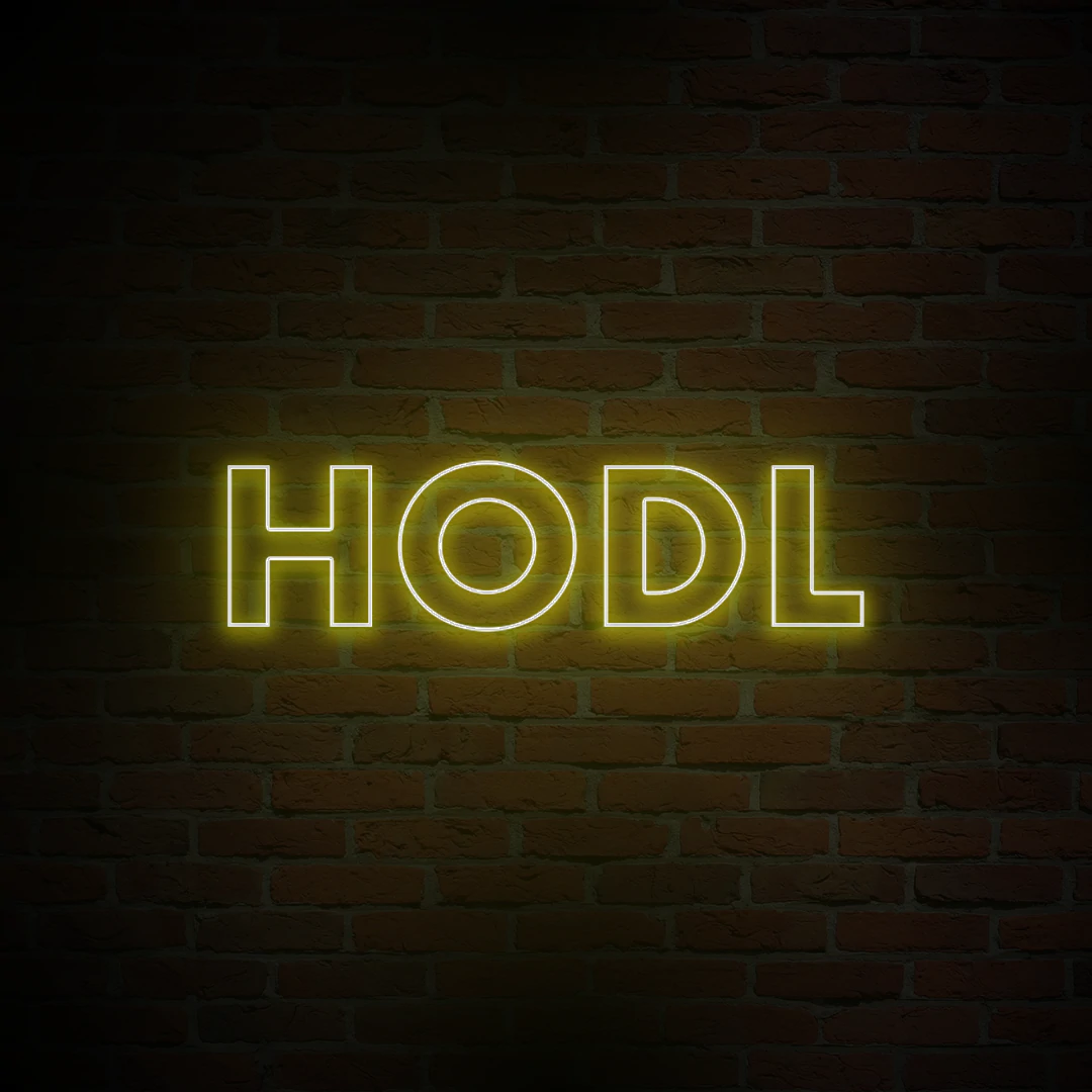 'HODL' NEON SIGN - NeonFerry