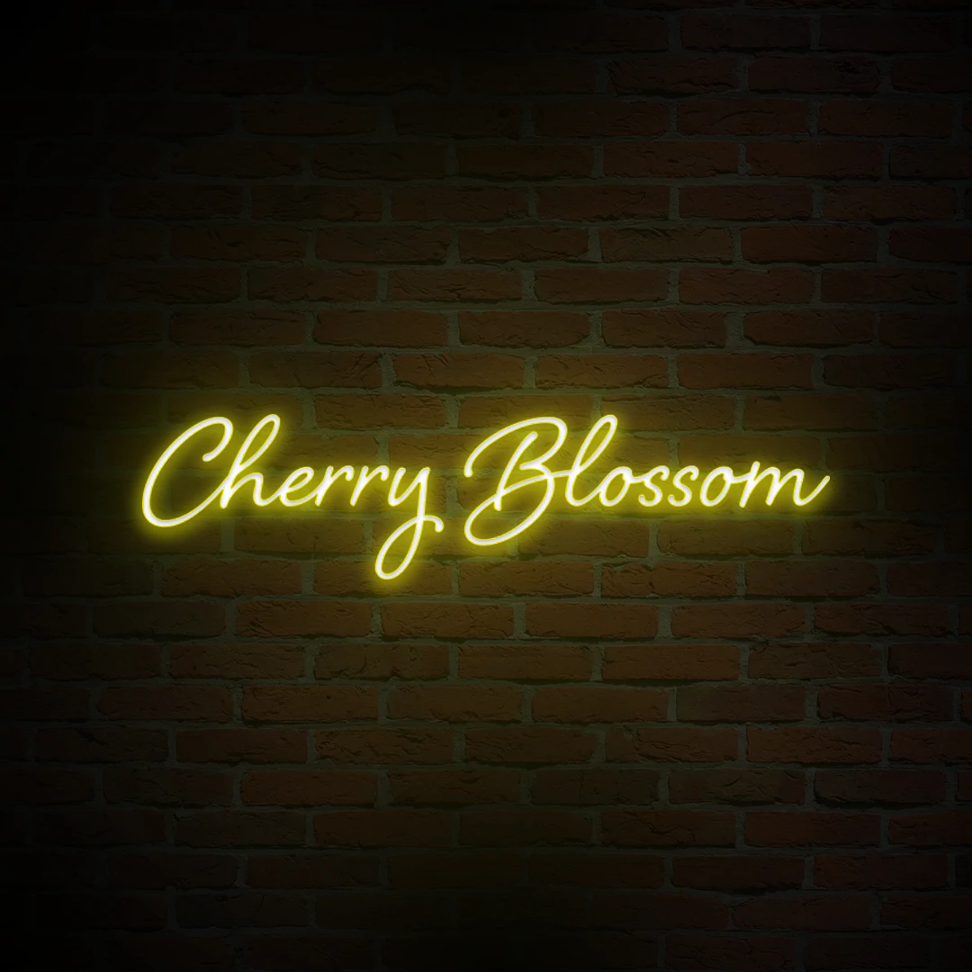 'CHERRY BLOSSOM' NEON SIGN