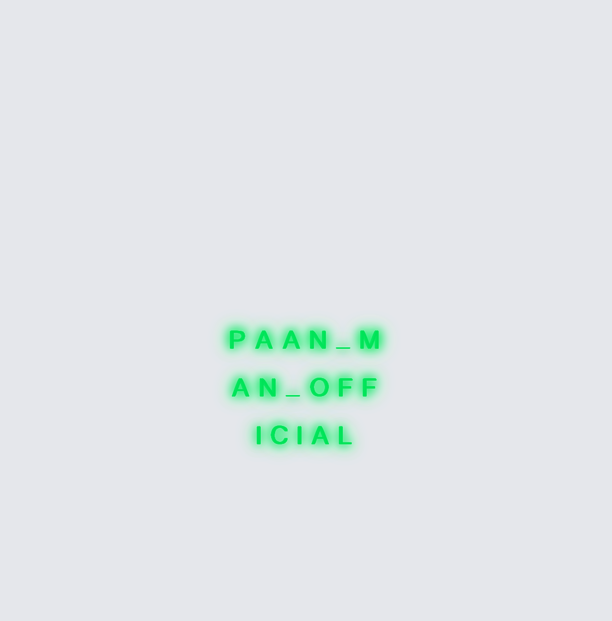 Custom neon sign - Paan_Man_OFficial