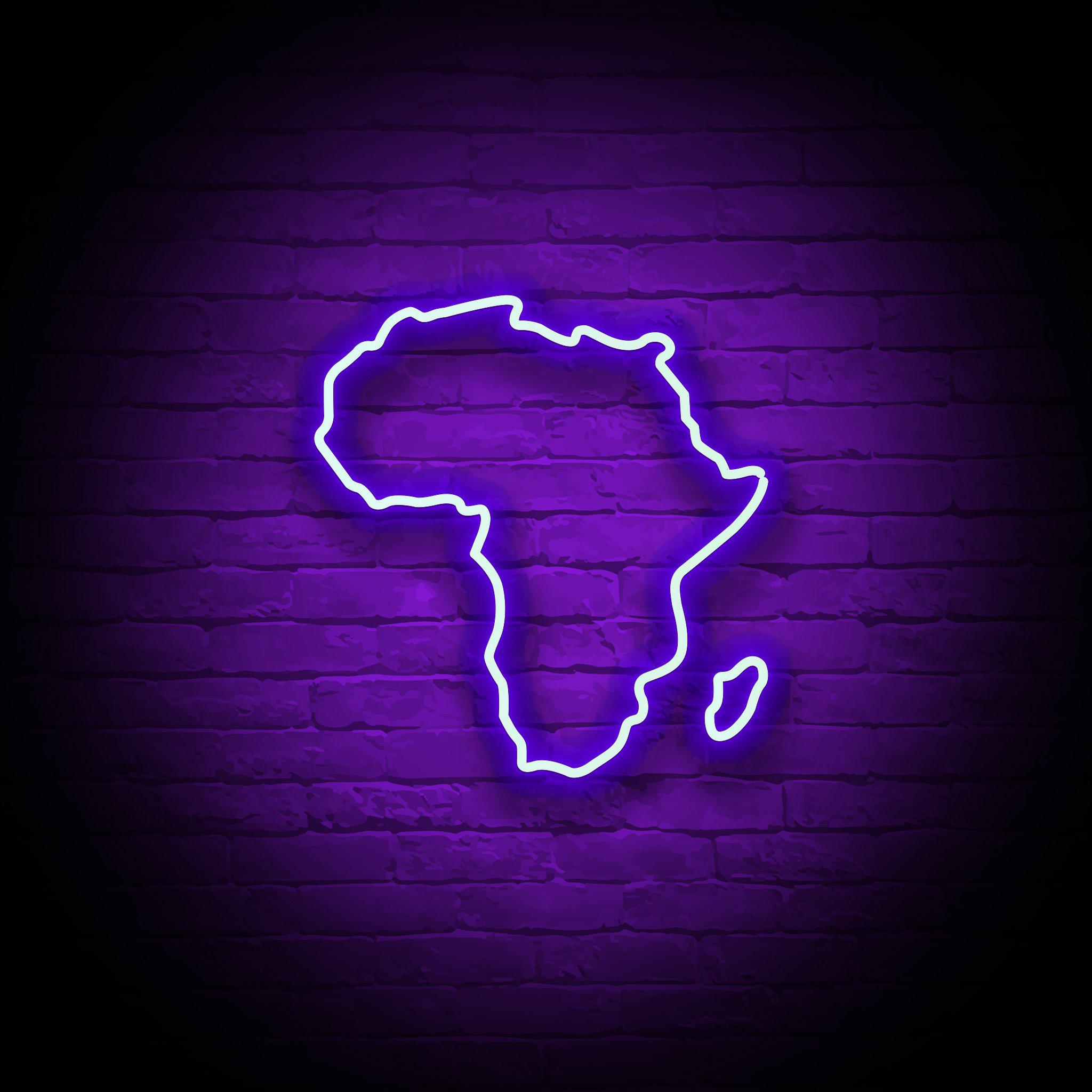 'AFRICA' NEON SIGN