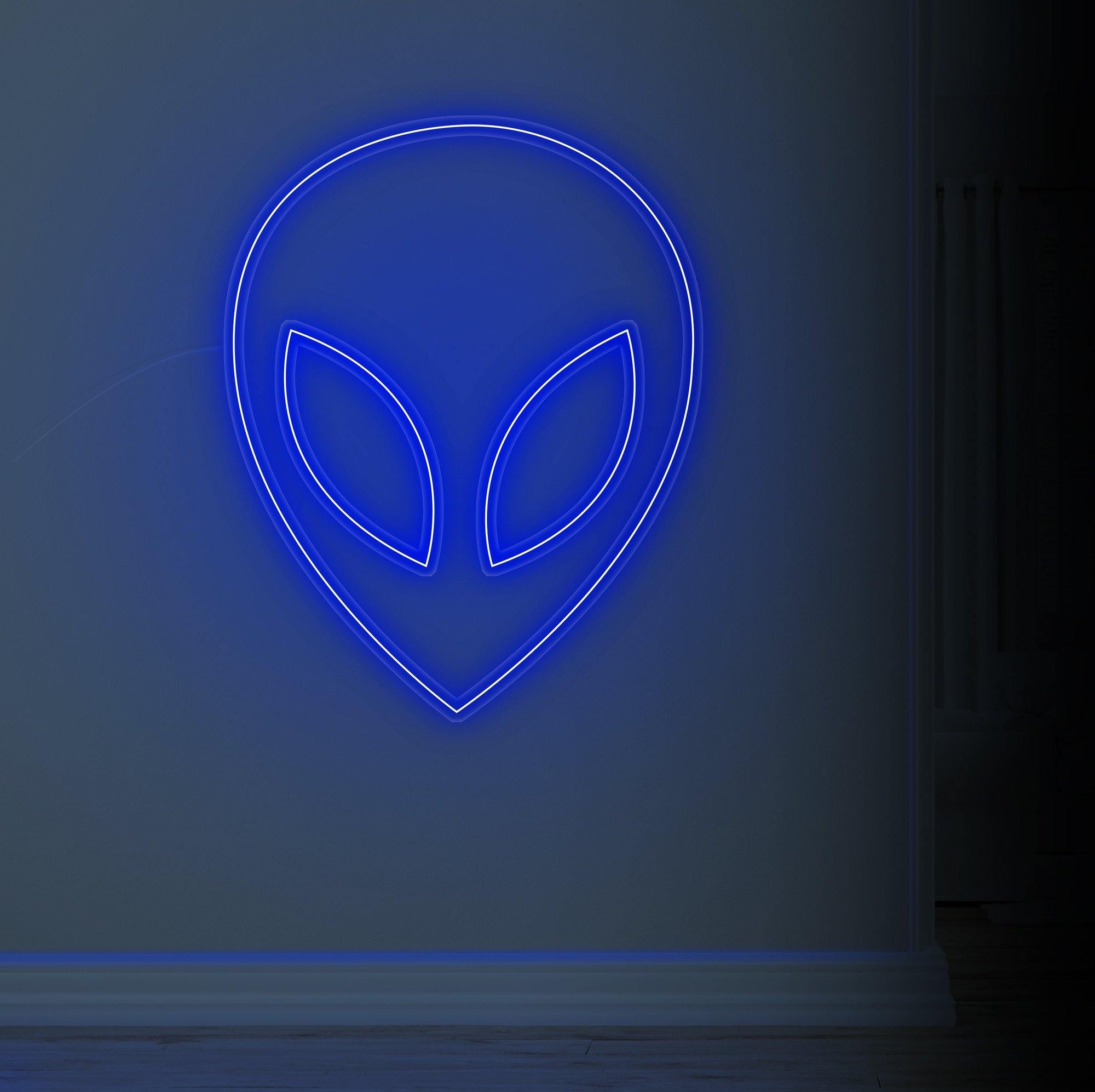 Alien Head Neon Sign - NeonFerry