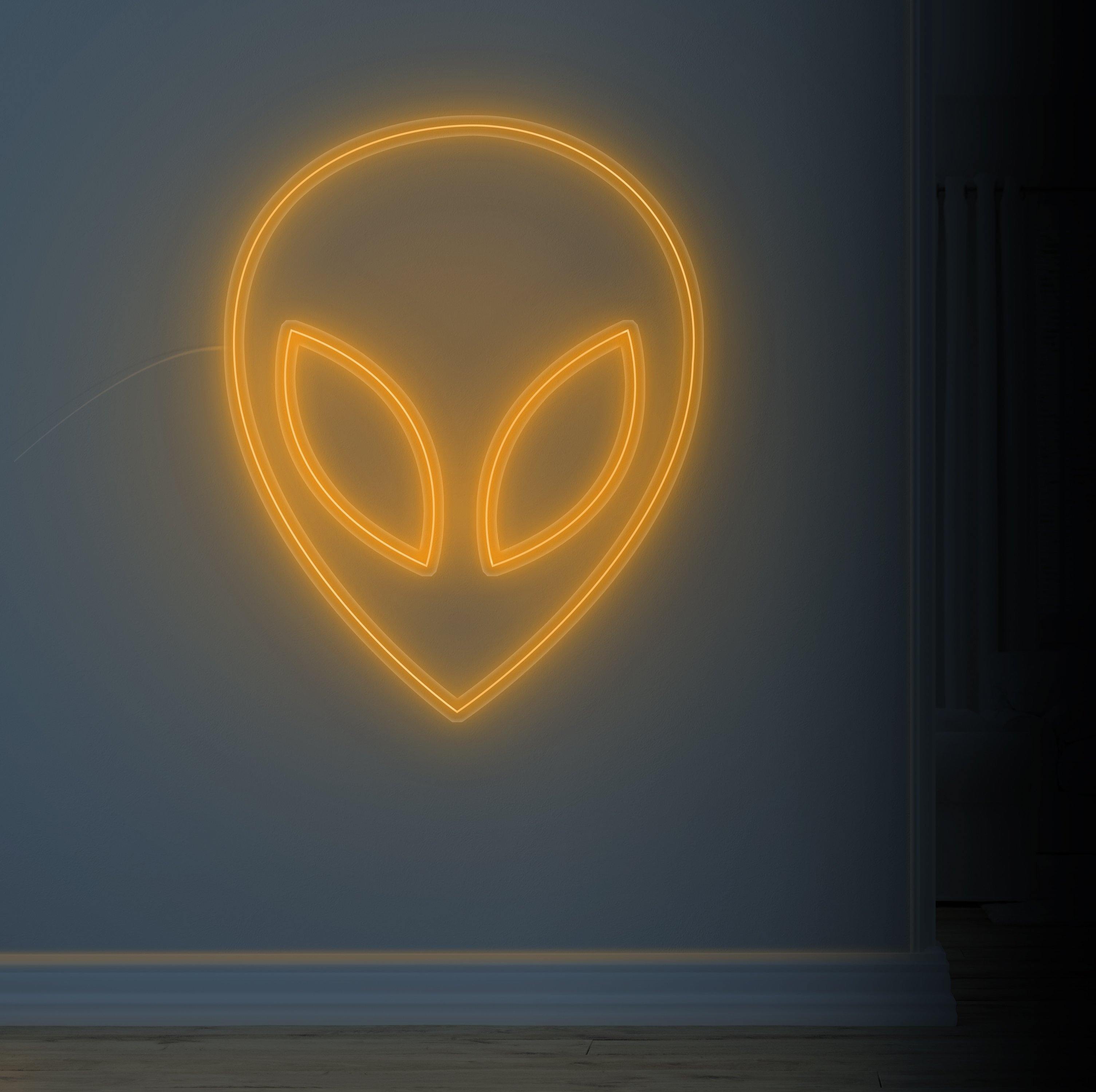 Alien Head Neon Sign - NeonFerry