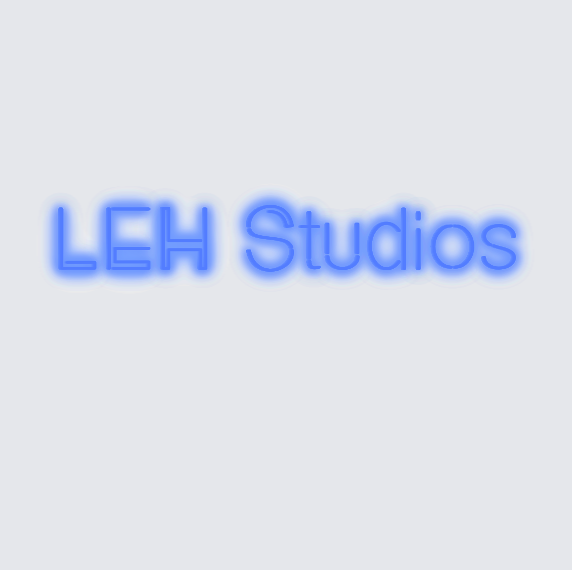 Custom neon sign - LEH Studios