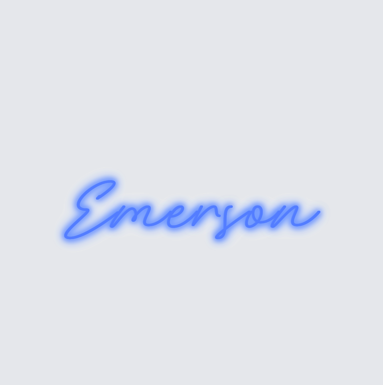 Custom neon sign - Emerson
