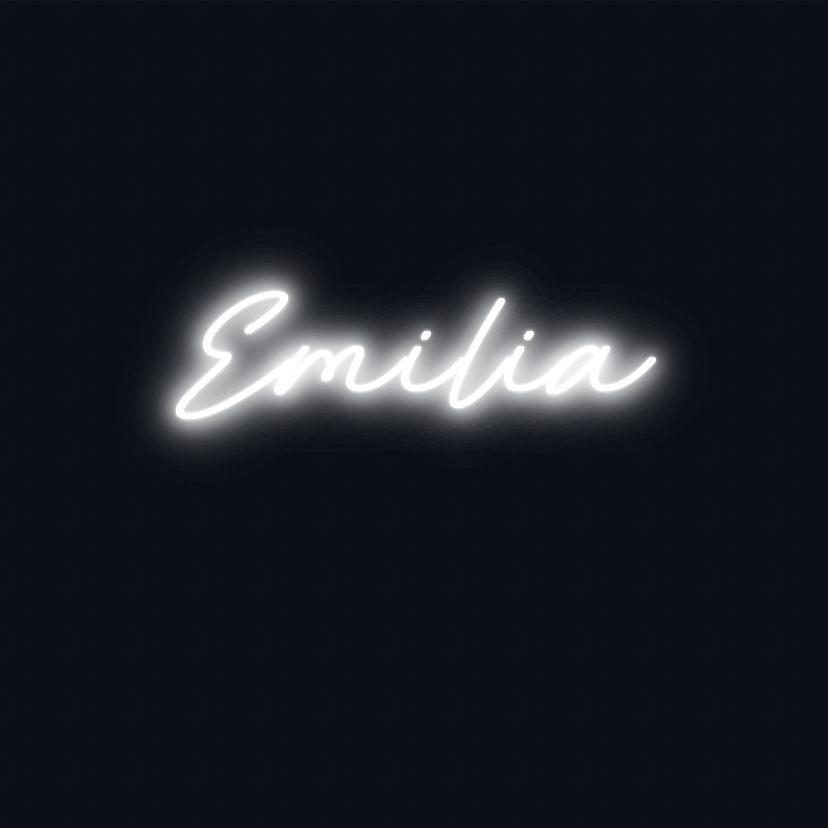 Custom neon sign - Emilia