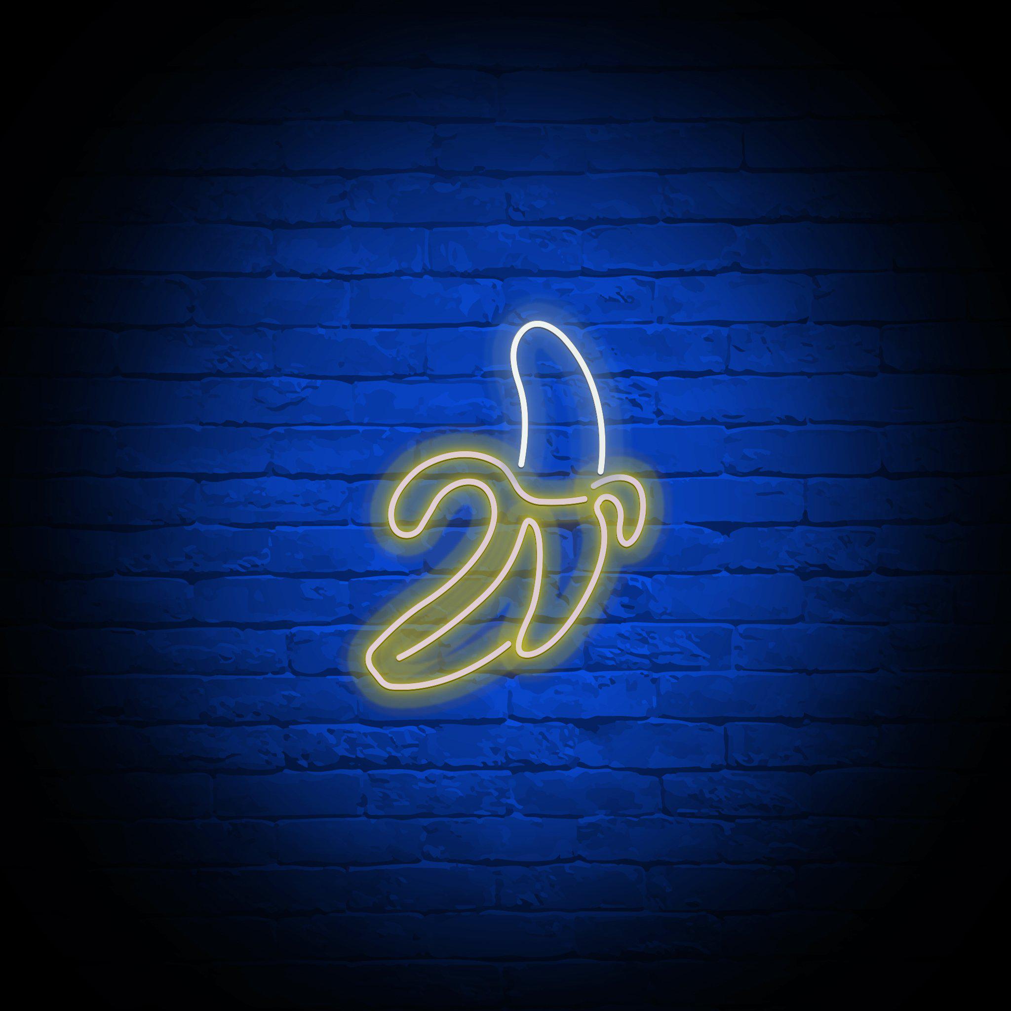 'BANANA' NEON SIGN - NeonFerry