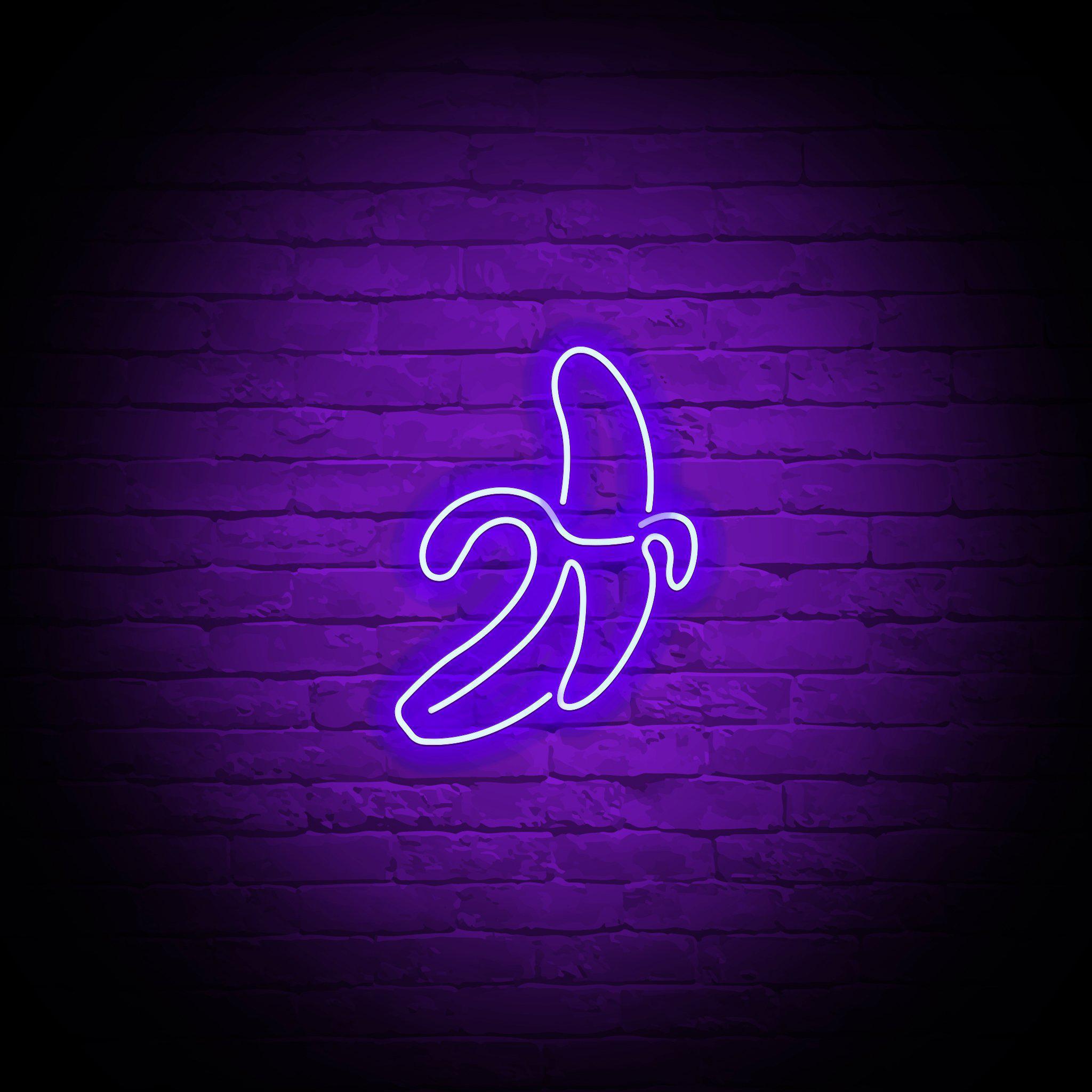 'BANANA' NEON SIGN - NeonFerry