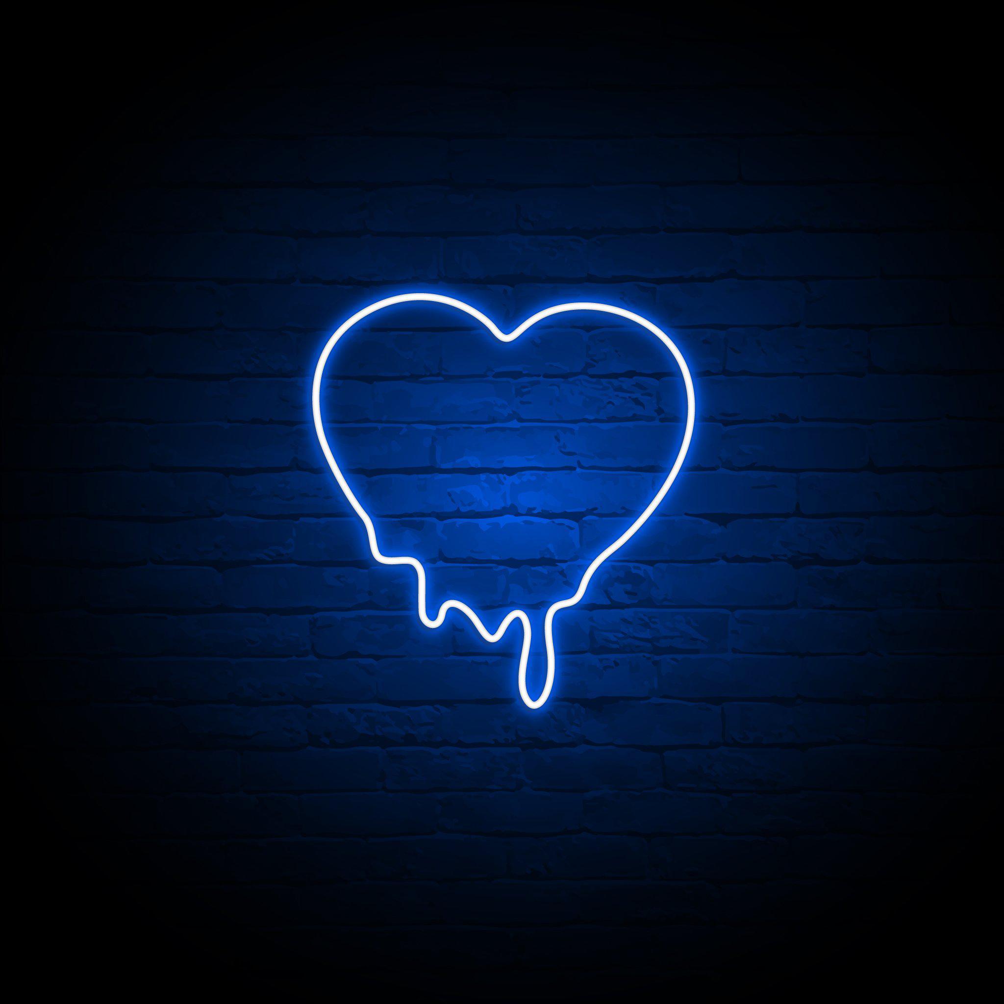 'BLEEDING HEART' NEON SIGN - NeonFerry