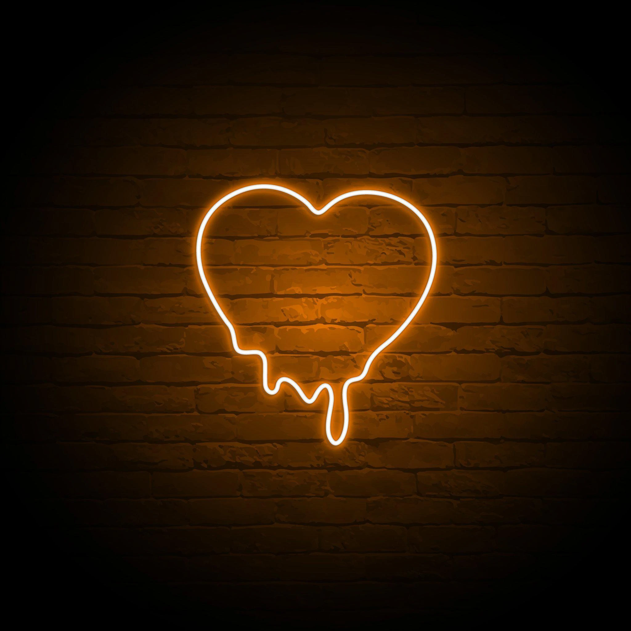 'BLEEDING HEART' NEON SIGN - NeonFerry