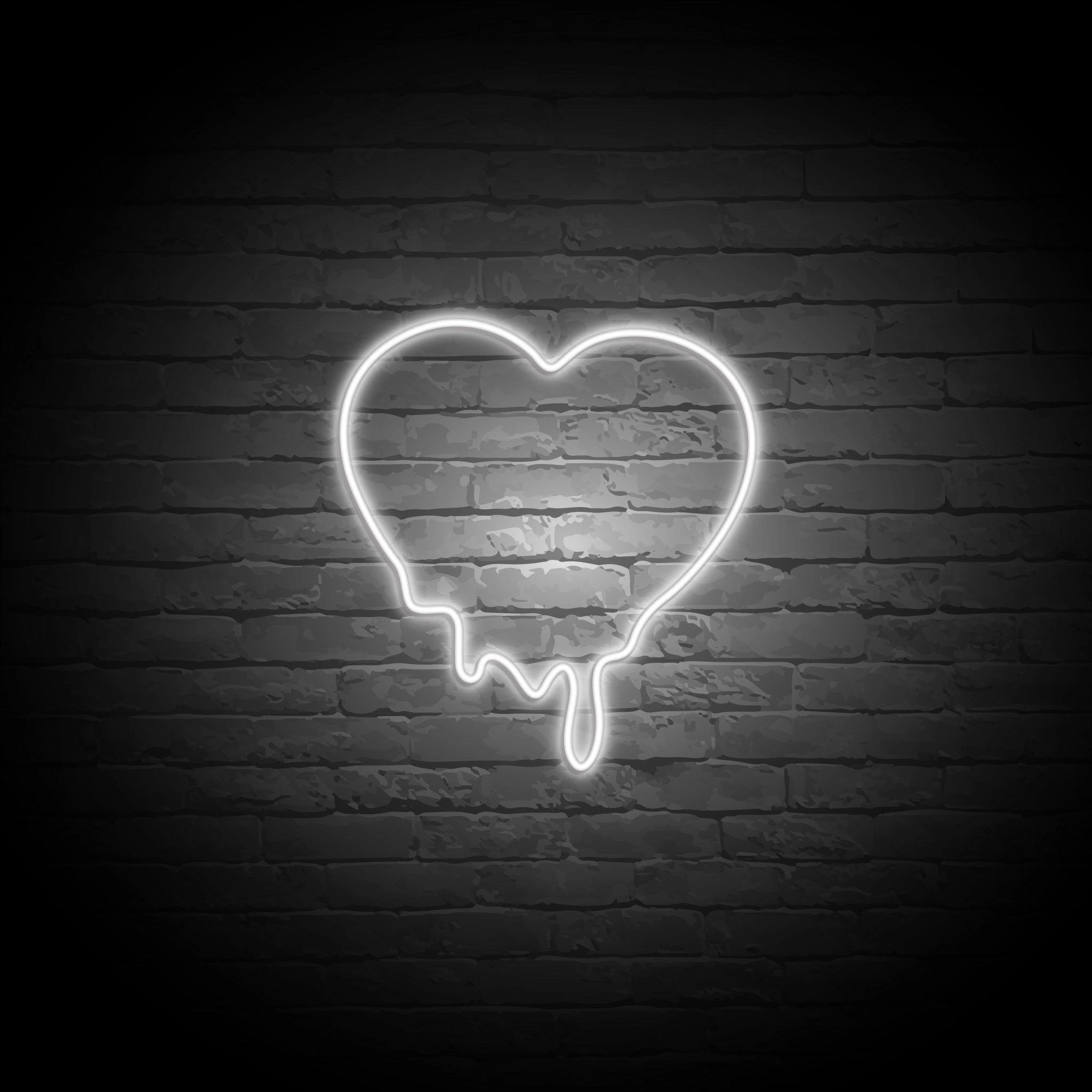 'BLEEDING HEART' NEON SIGN - NeonFerry