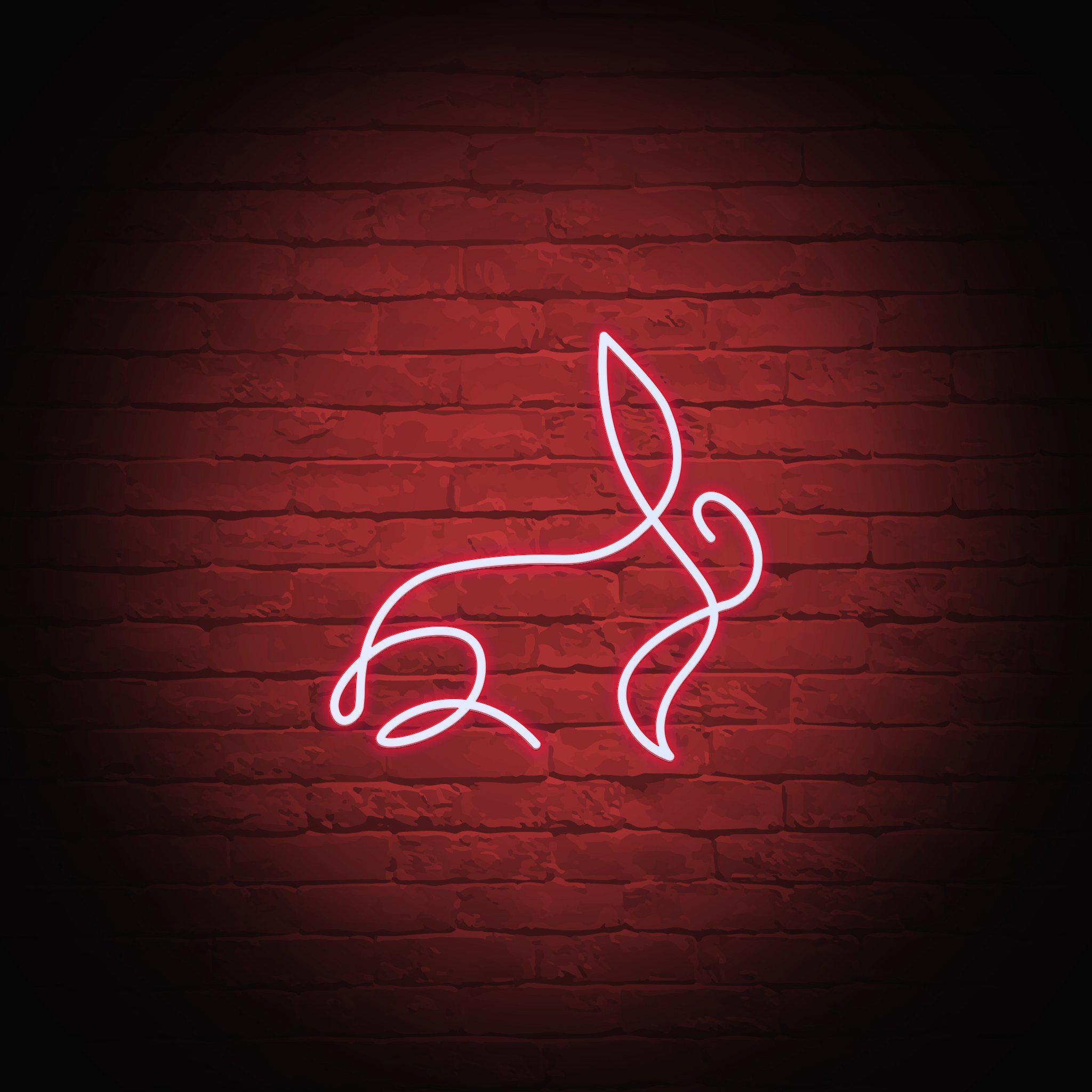 'BUNNY' NEON SIGN - NeonFerry