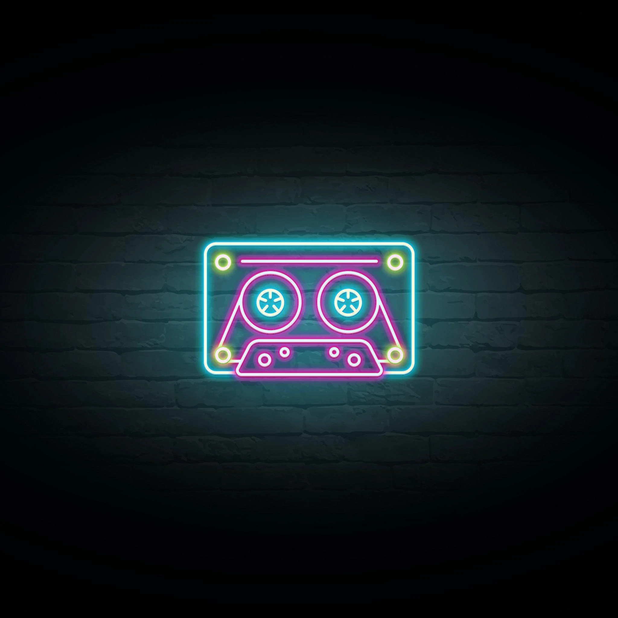 'CASSETTE' NEON SIGN - NeonFerry