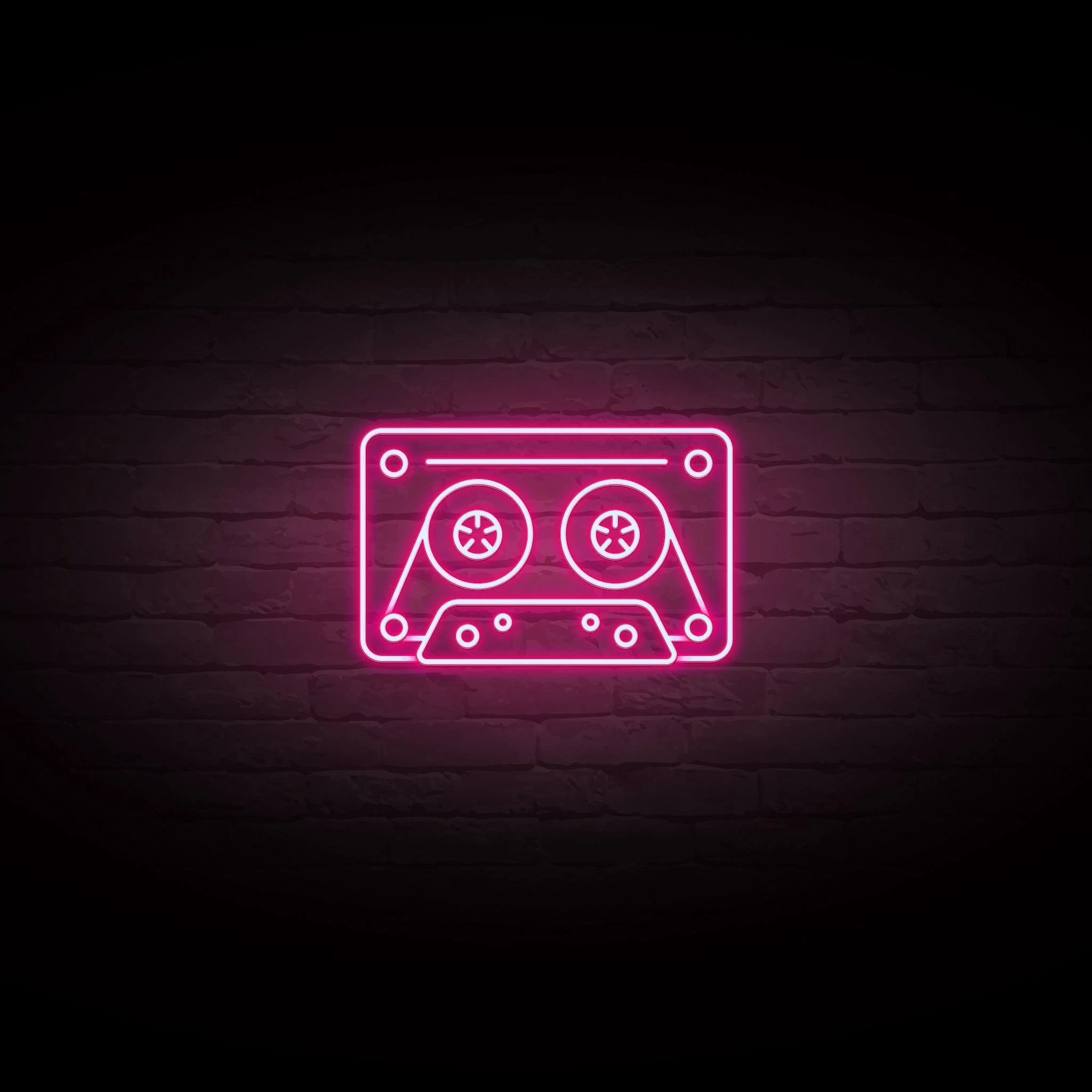 'CASSETTE' NEON SIGN - NeonFerry