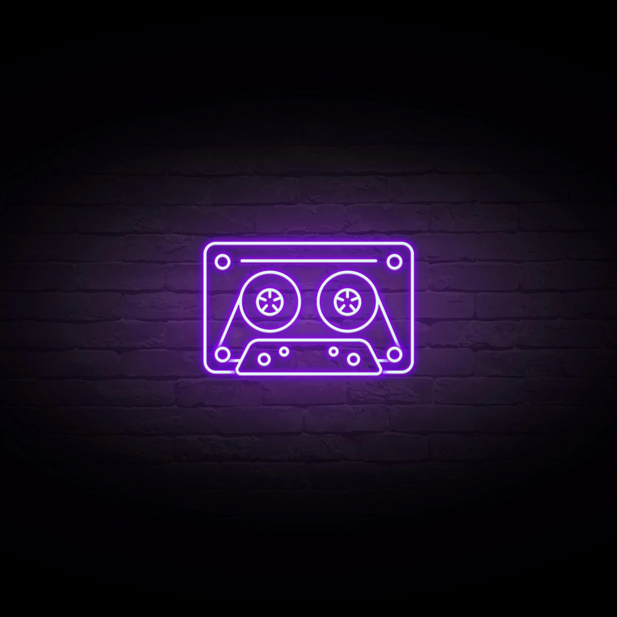 'CASSETTE' NEON SIGN - NeonFerry