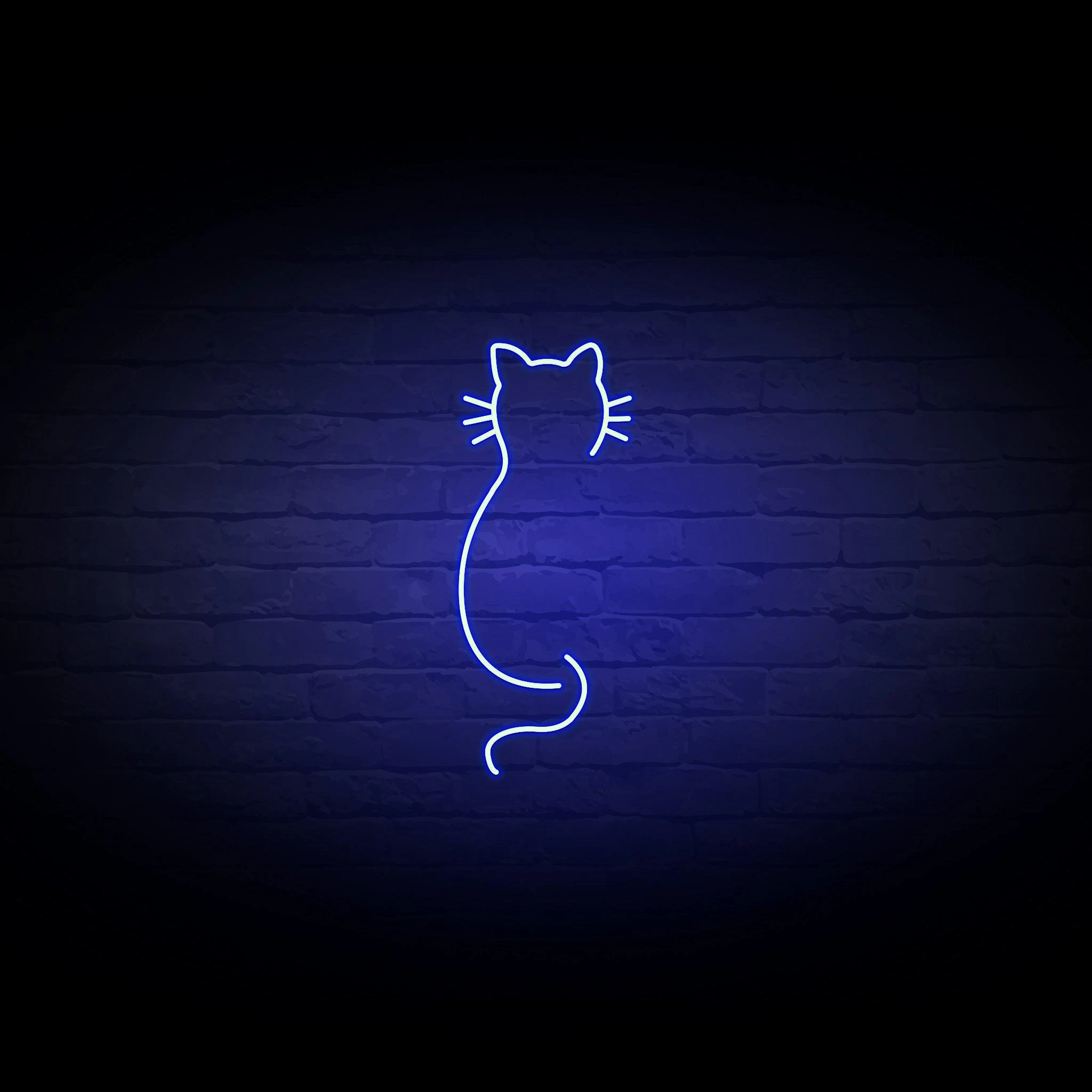 'CAT OUTLINE' NEON SIGN