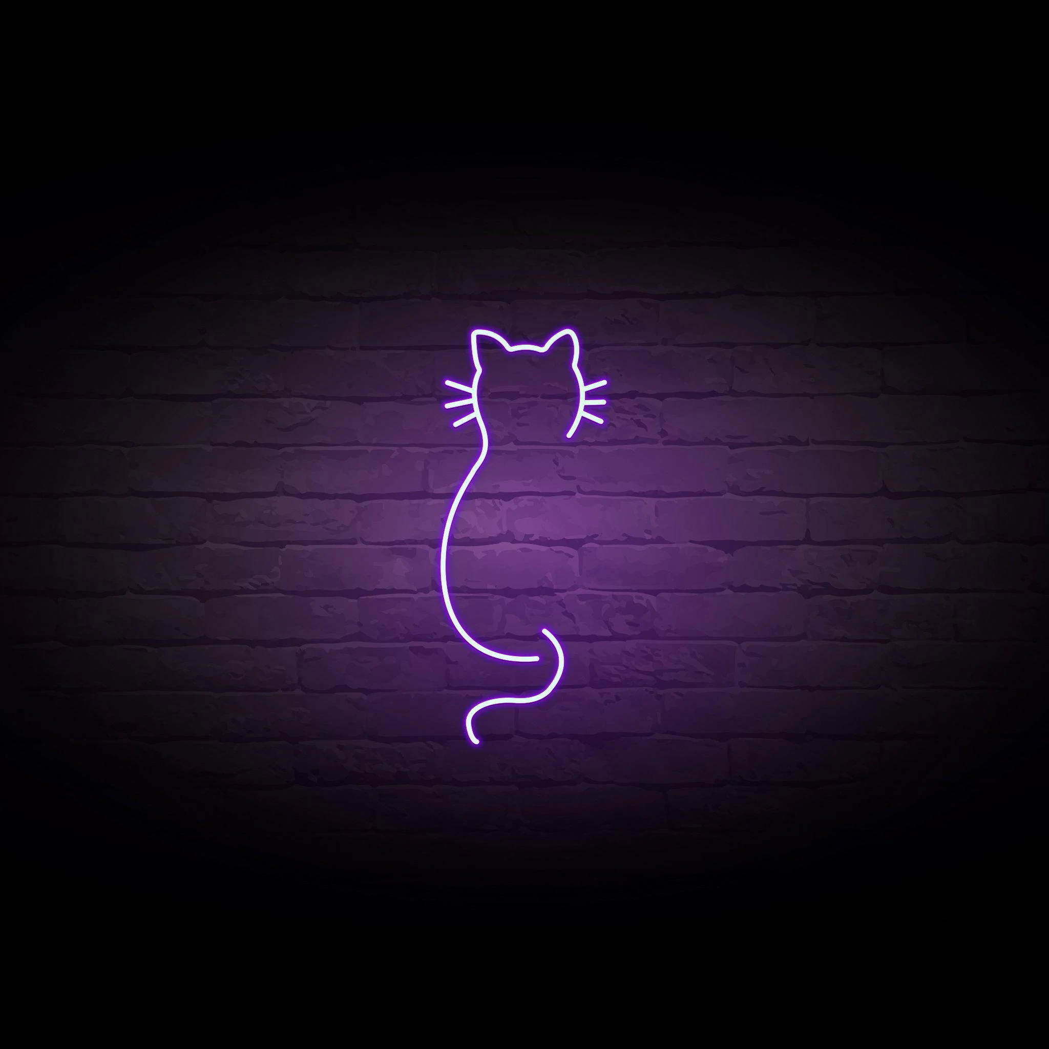 'CAT OUTLINE' NEON SIGN