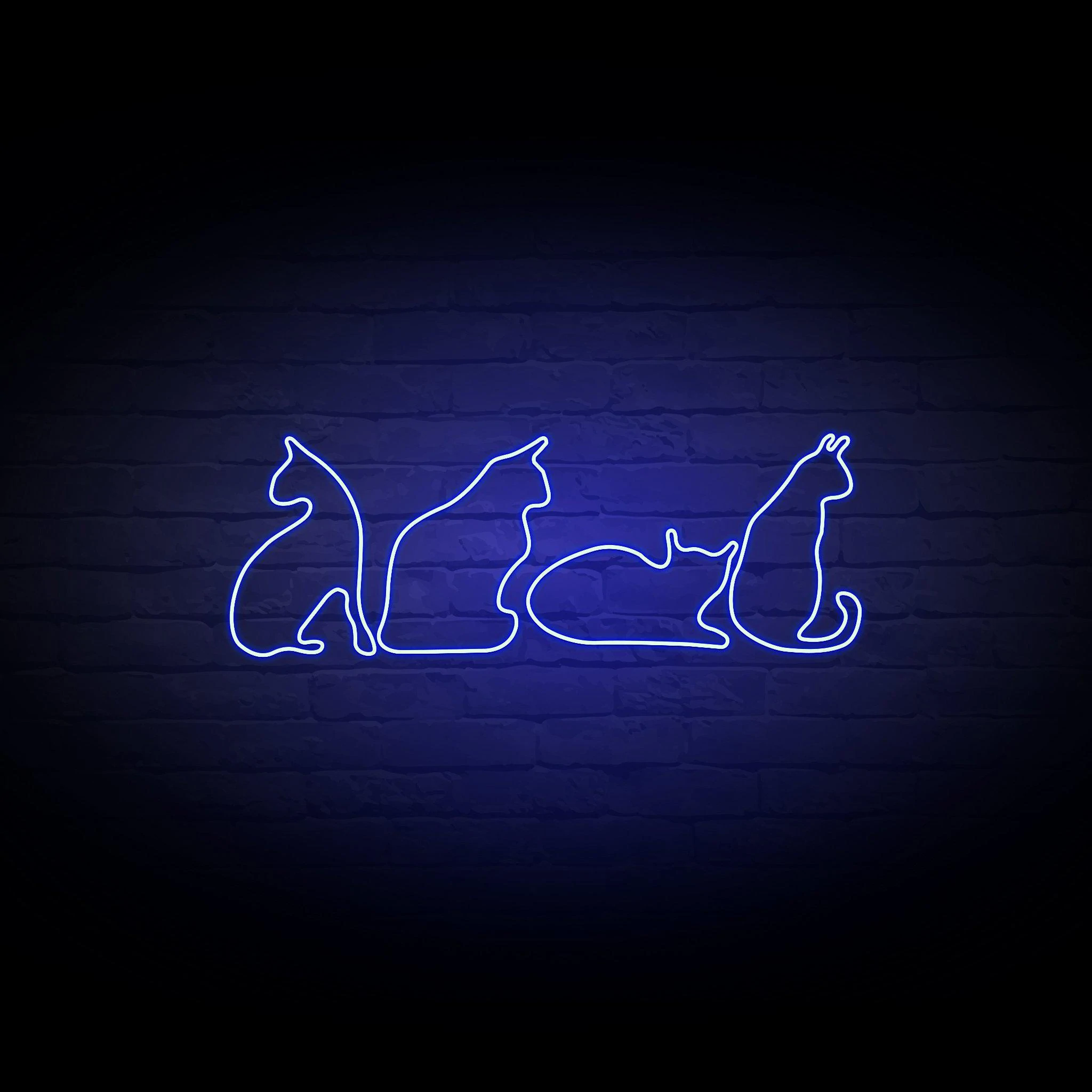 'CATS' NEON SIGN
