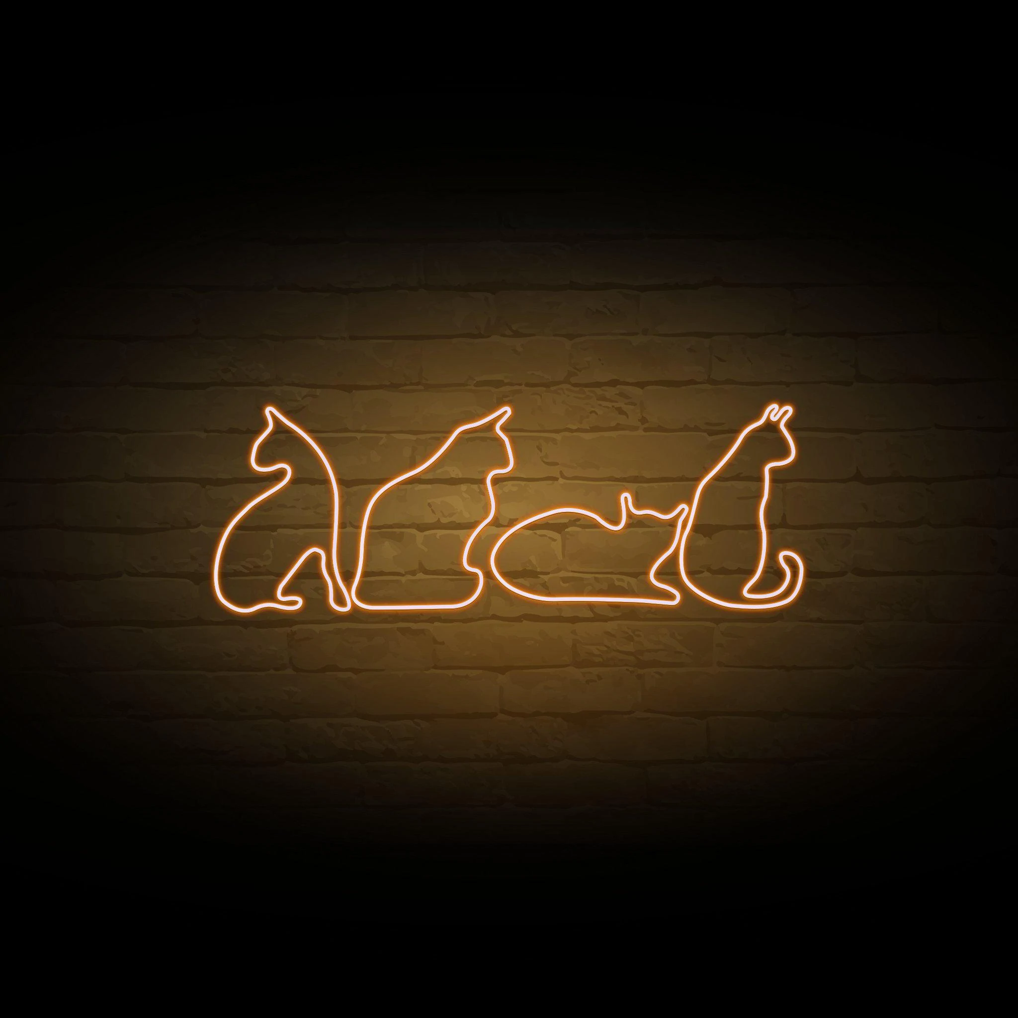 'CATS' NEON SIGN