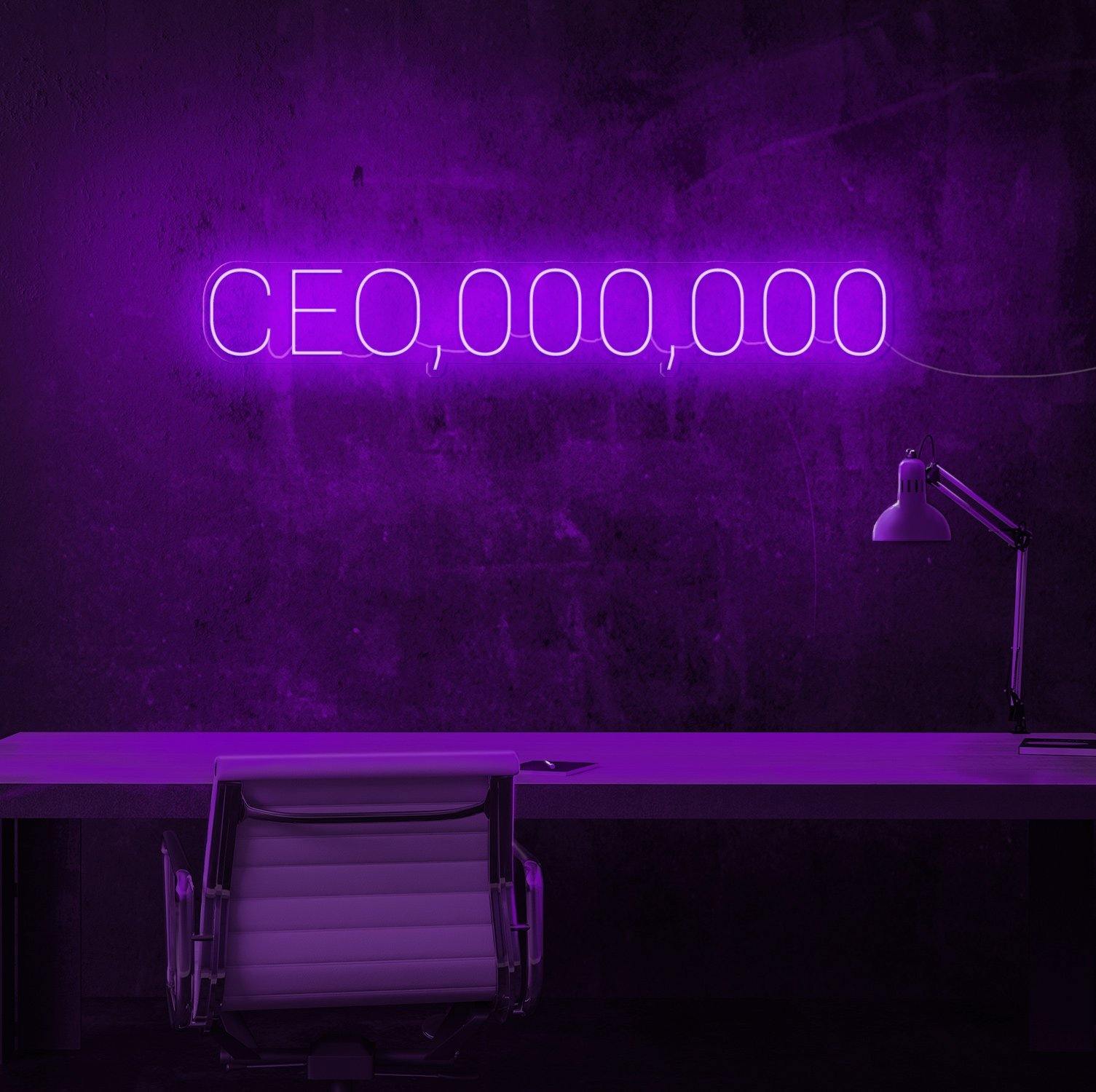 CEO Neon Sign - NeonFerry