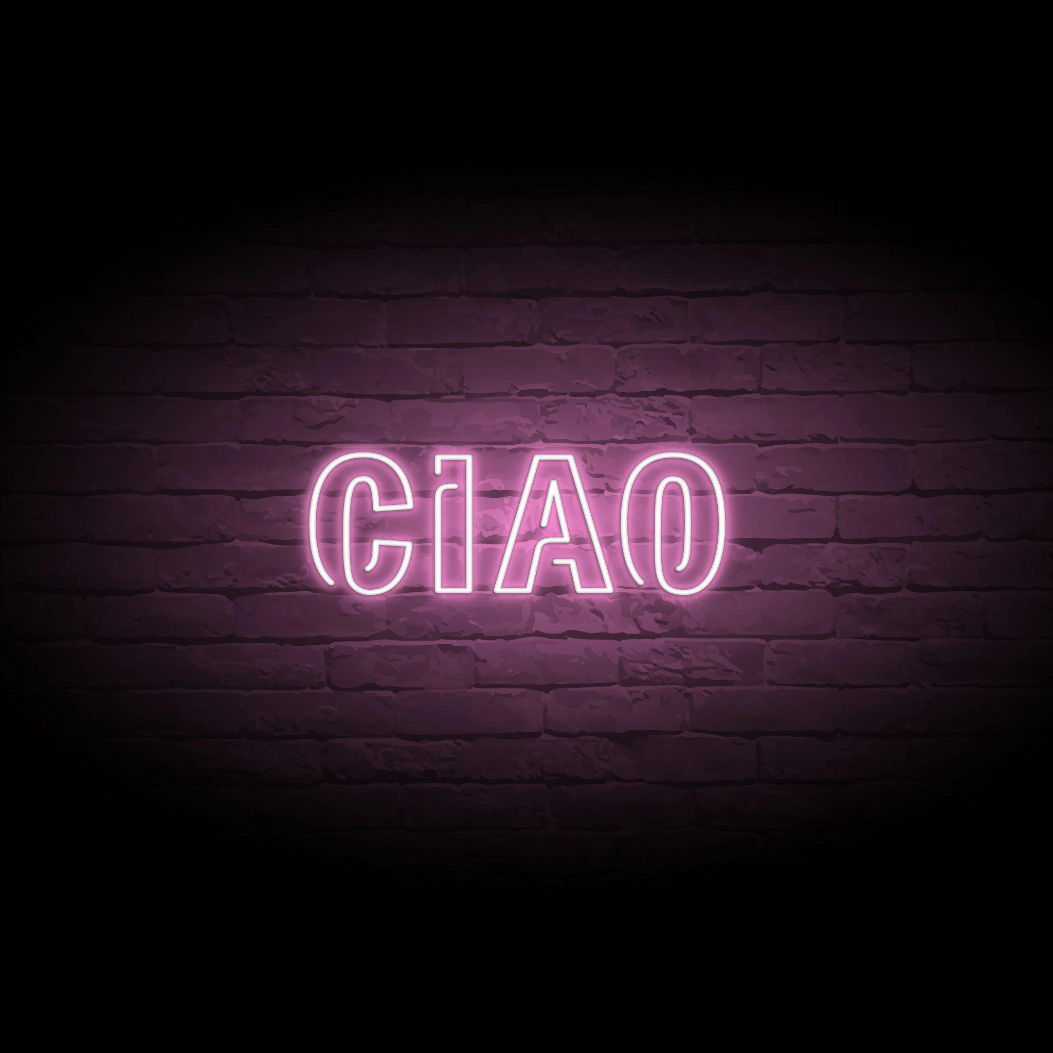 'CIAO' NEON SIGN