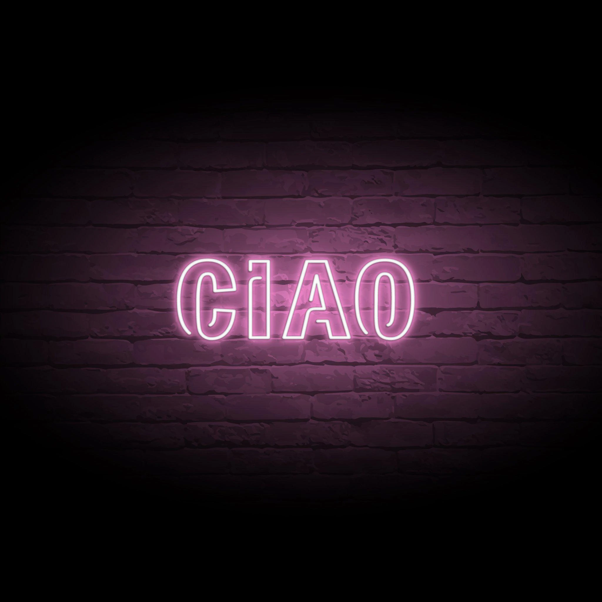 'CIAO' NEON SIGN - NeonFerry