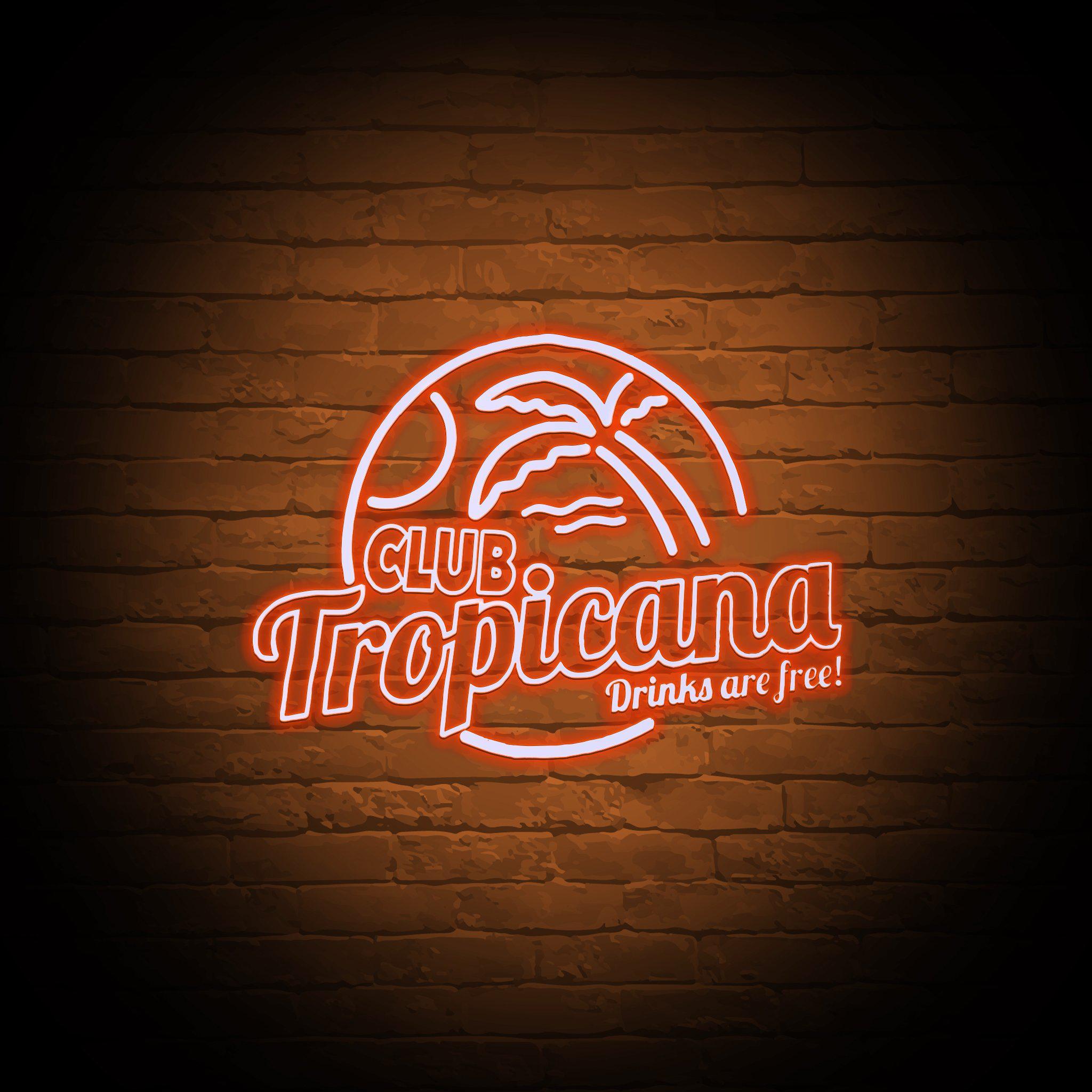 'CLUB TROPICANA' NEON SIGN - NeonFerry