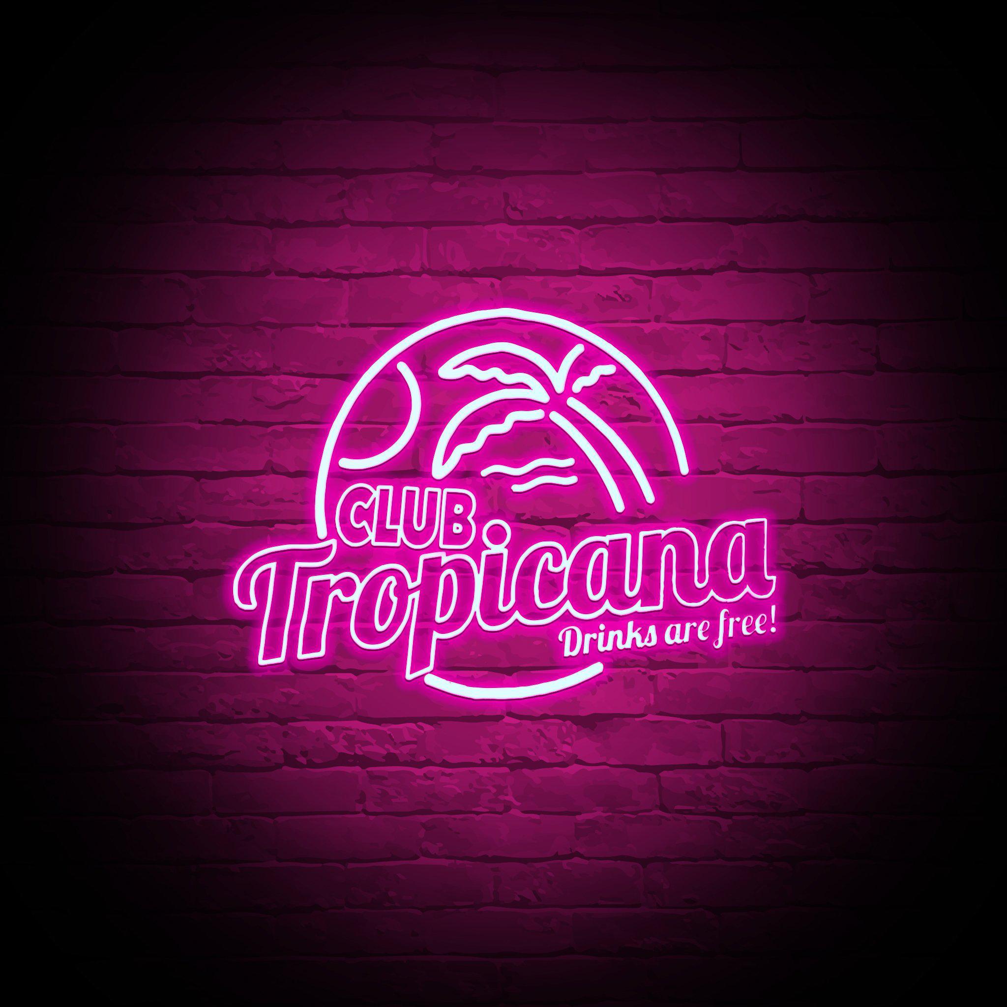 'CLUB TROPICANA' NEON SIGN - NeonFerry